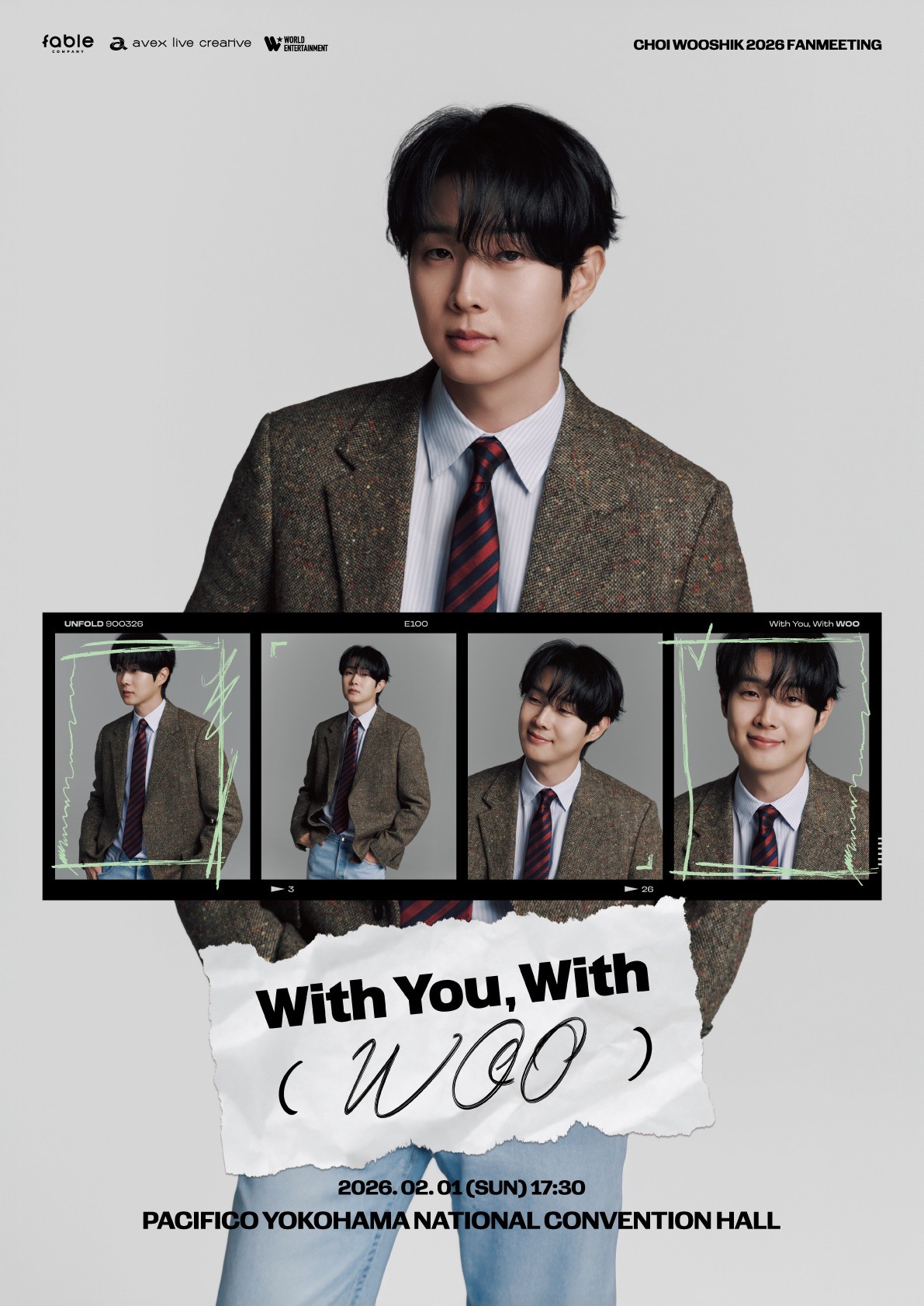 CHOI WOOSHIK 2026 FANMEETING “With You, With WOO"