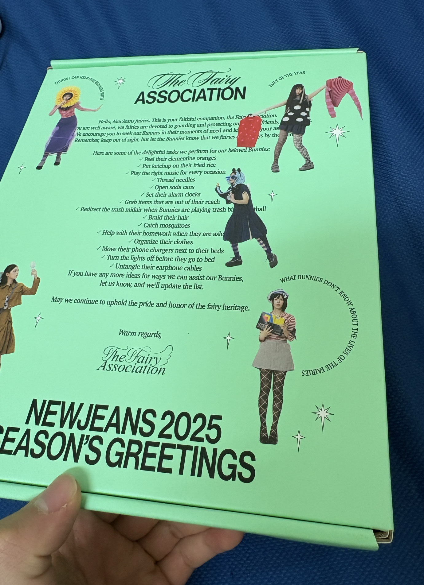 NewJeans 2025 SEASON'S GREETINGS	 25年 年曆 無小卡