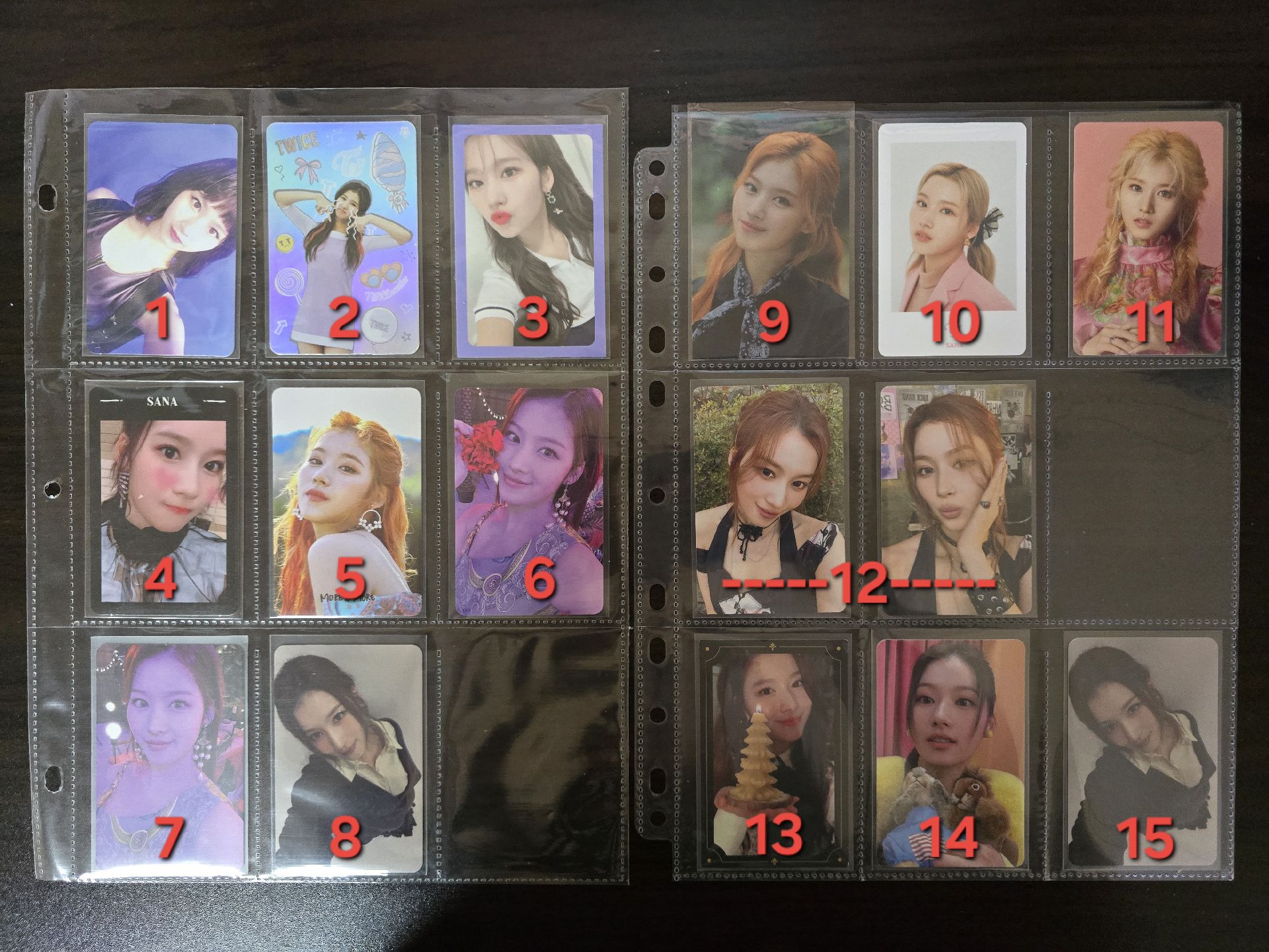 ⚠️僅部分當綁⚠️TWICE SANA 小卡