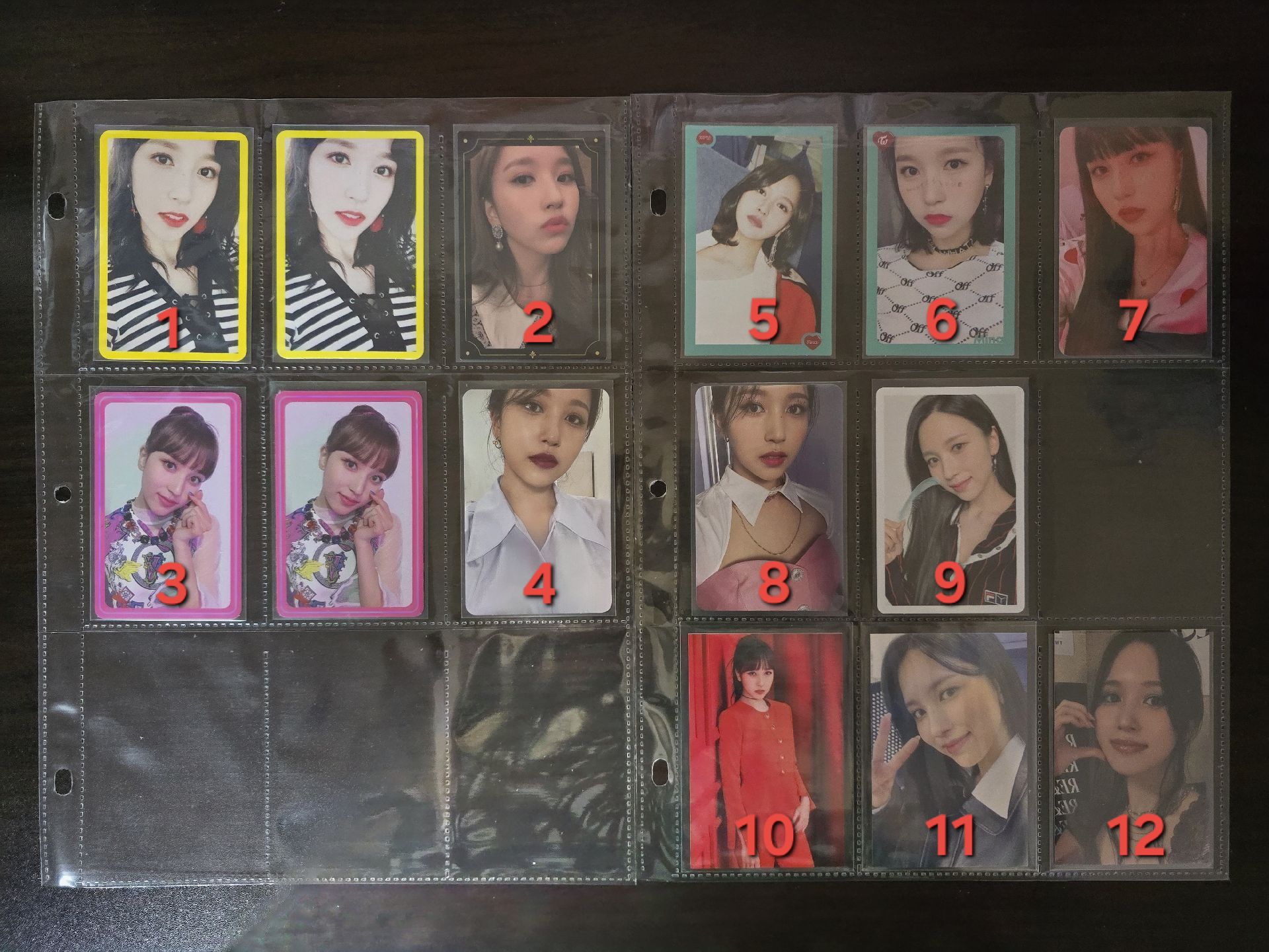 ⚠️僅部分當綁⚠️TWICE MINA 小卡