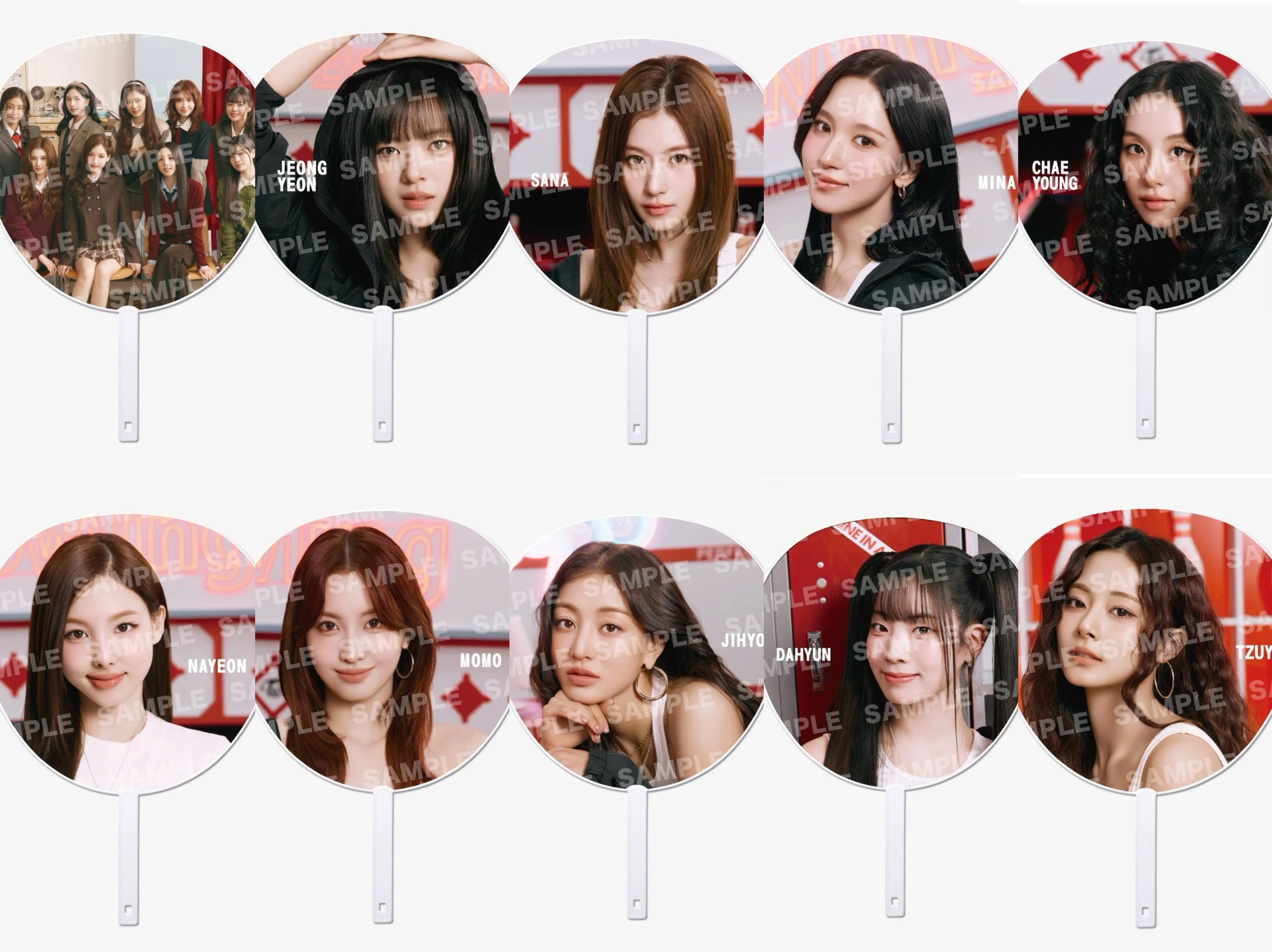TWICE 新國立周邊 扇子