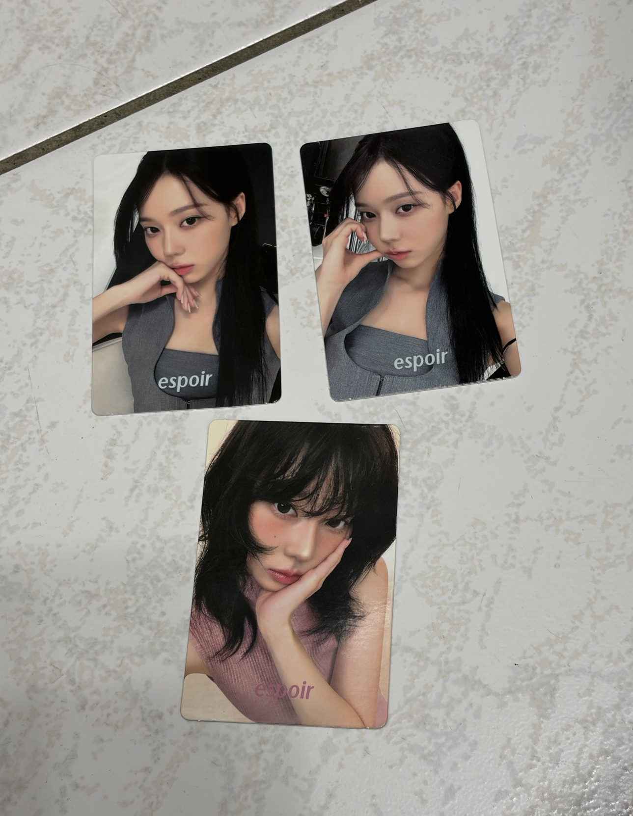 winter代言卡一套（4張）