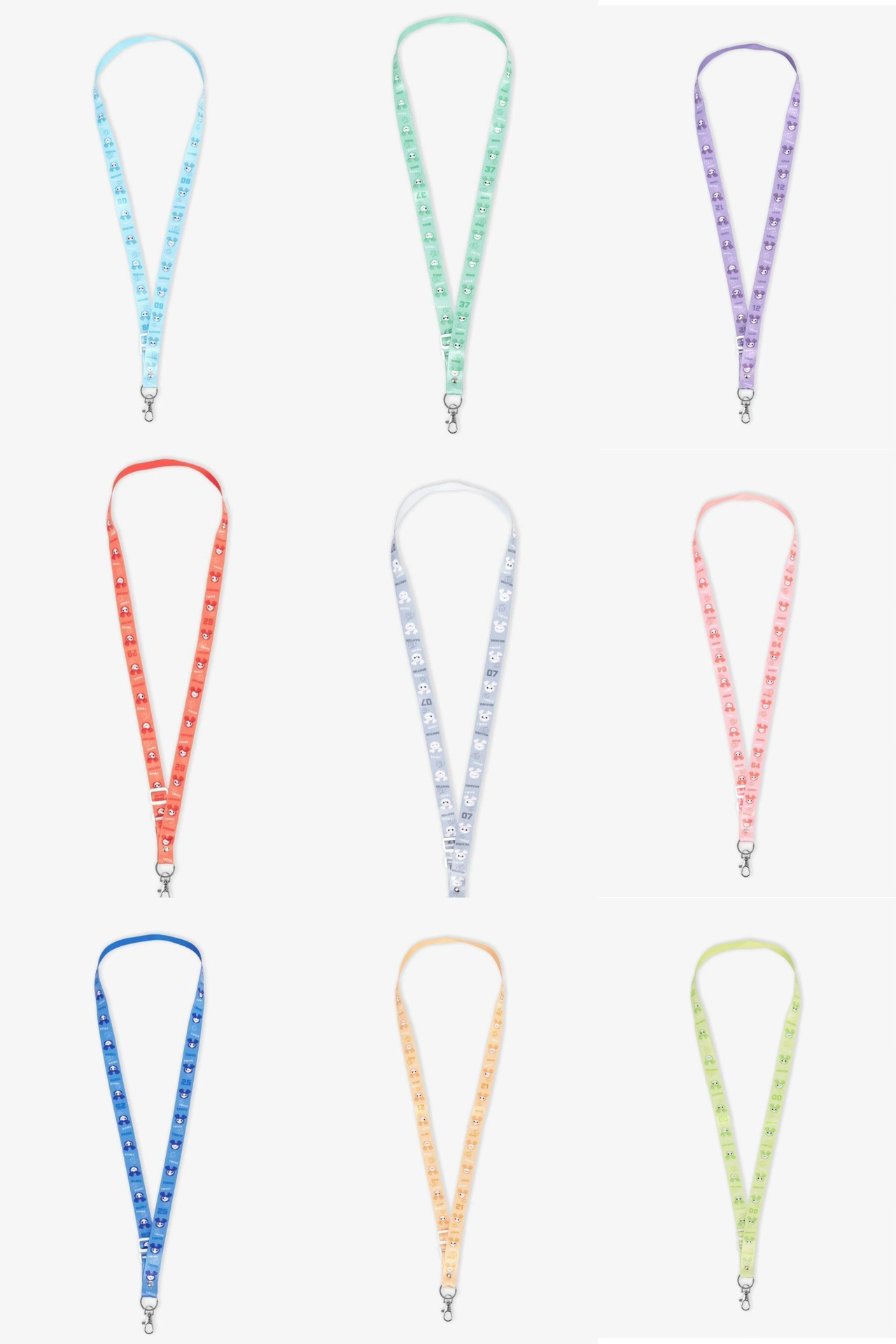 TWICE 新國立周邊 手機掛繩背袋，扇子掛繩