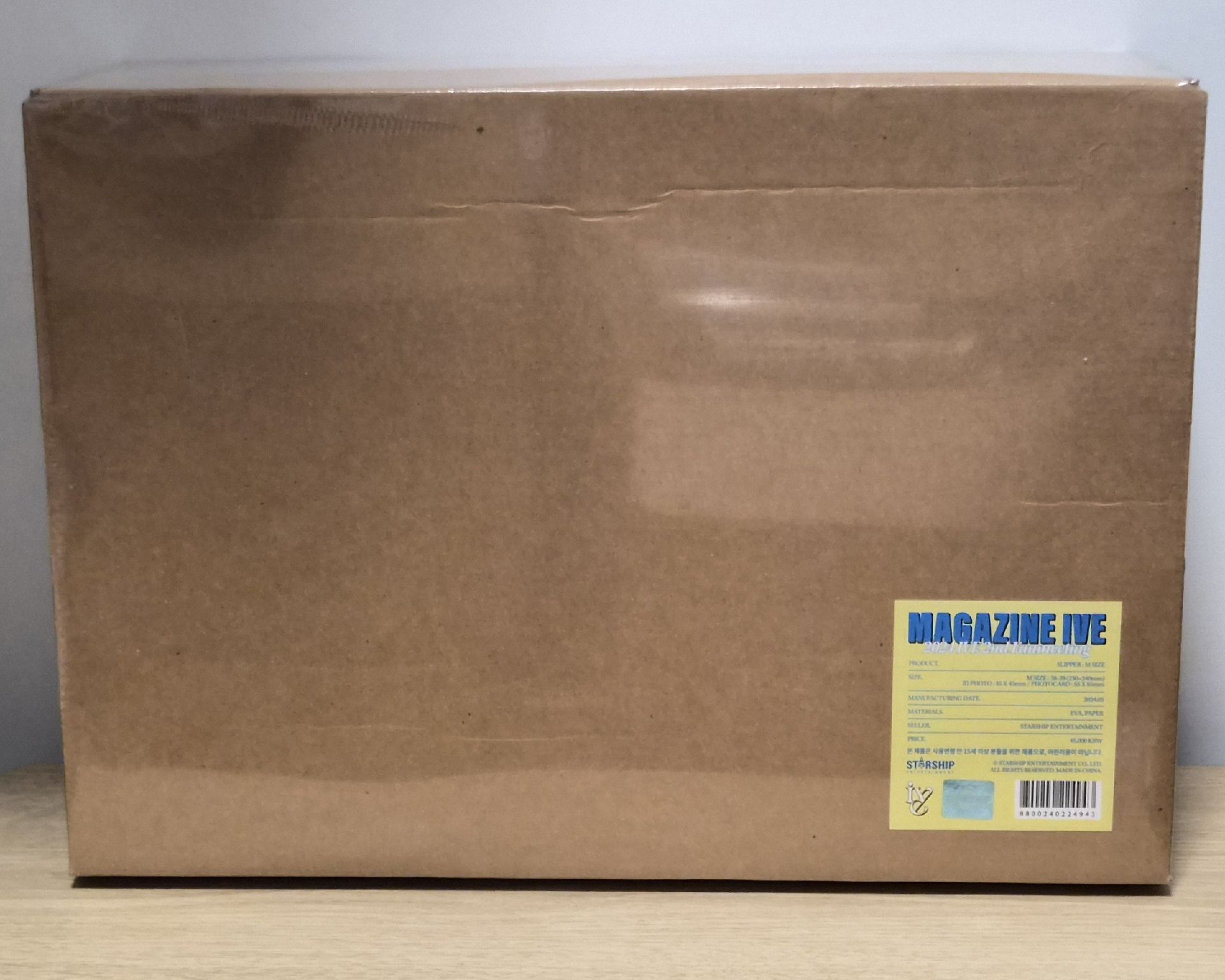 IVE MAGAZINE 員瑛設計拖鞋 含小卡及證件照