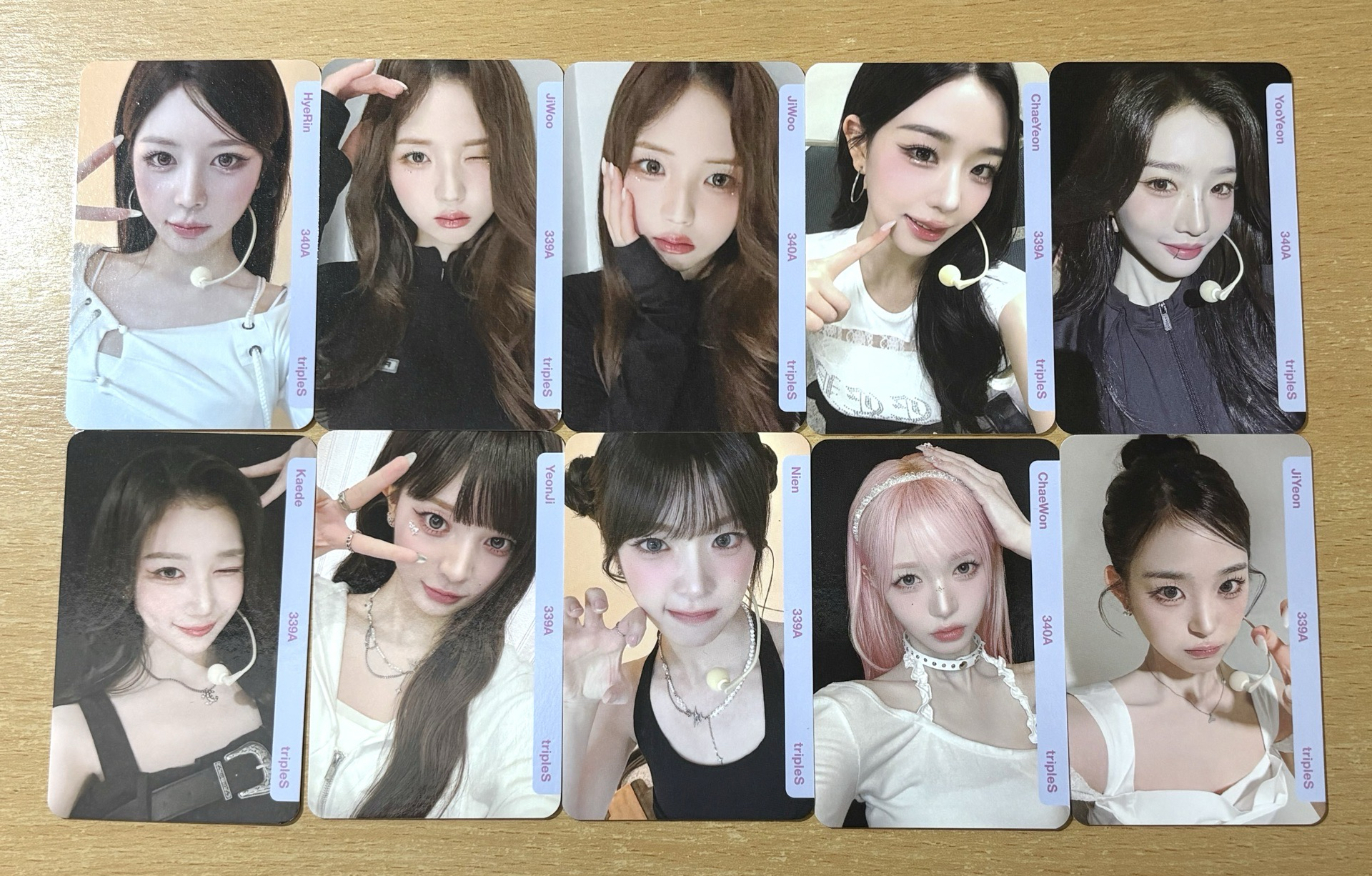 tripleS 韓場 S2 S3 S4 S5 S9 S12 S13 S21 S24 BB339 BB340 場限卡