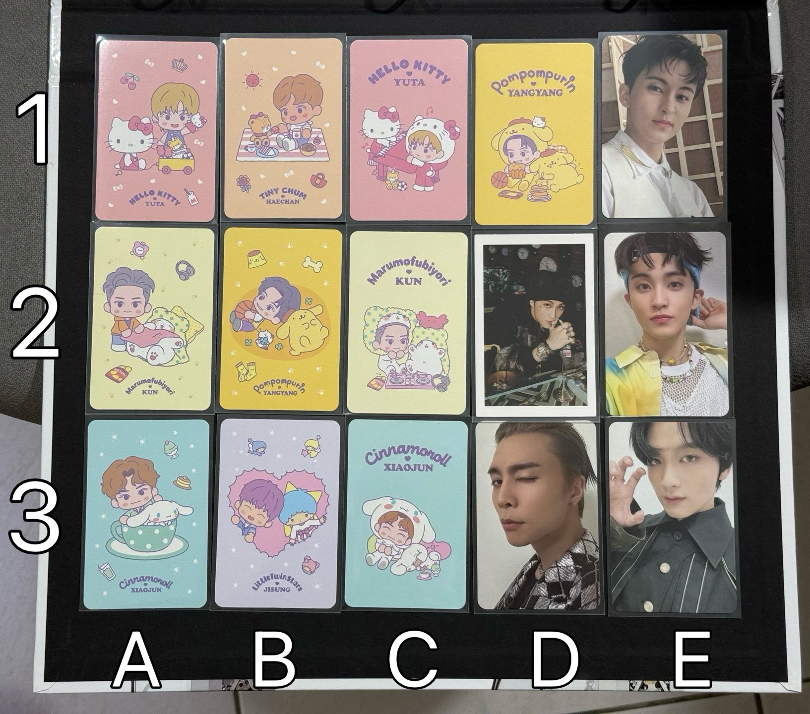 NCT小卡出清-5 三麗鷗隨機卡 囧馬東