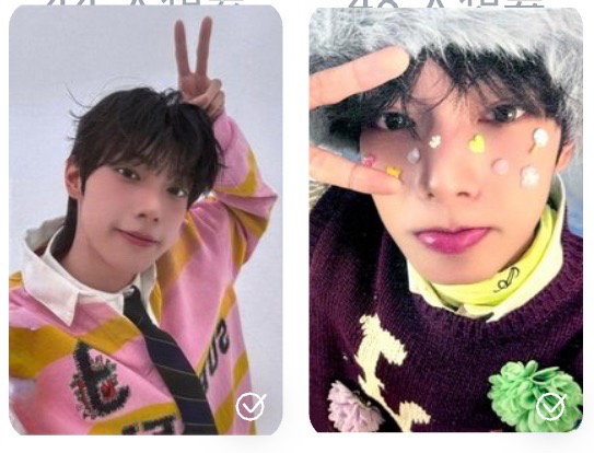 崔立于 打歌卡二張