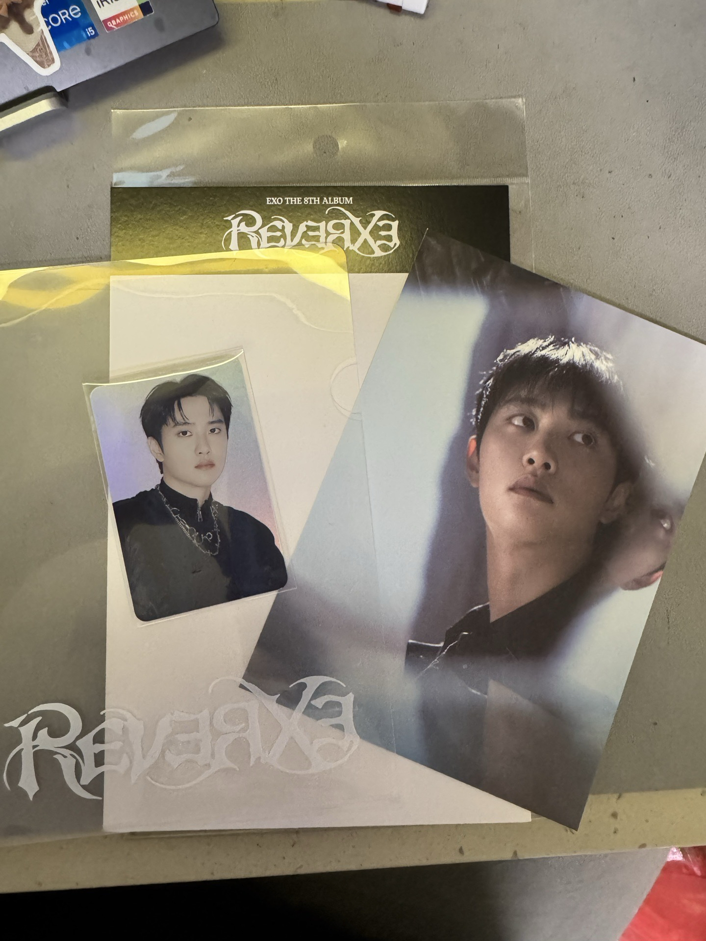 EXO 正八快閃 明信片閃卡組-全員