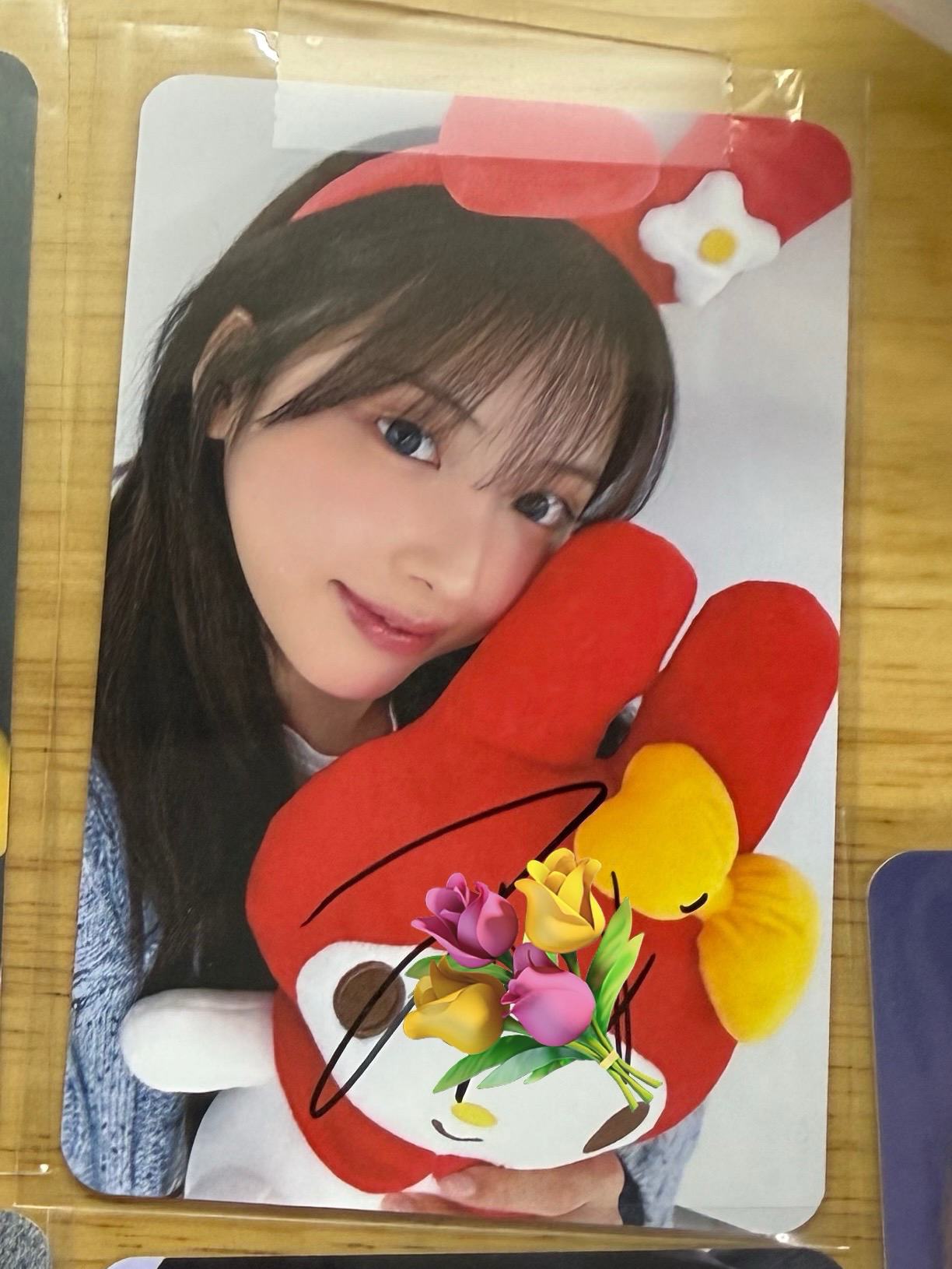 NMIXX Jiwoo 兔子角色簽卡