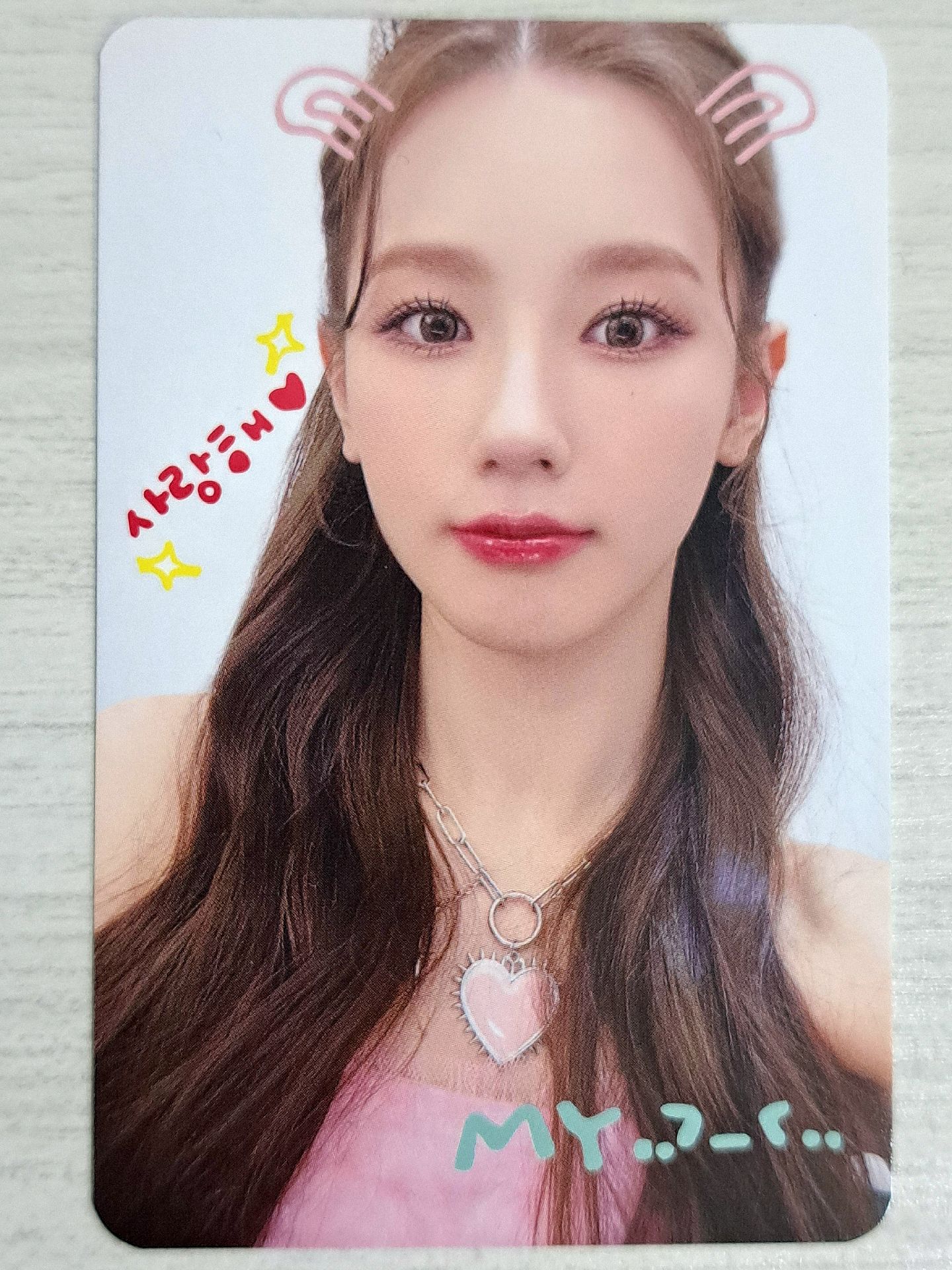 MY ms 特典卡 塗鴉麵