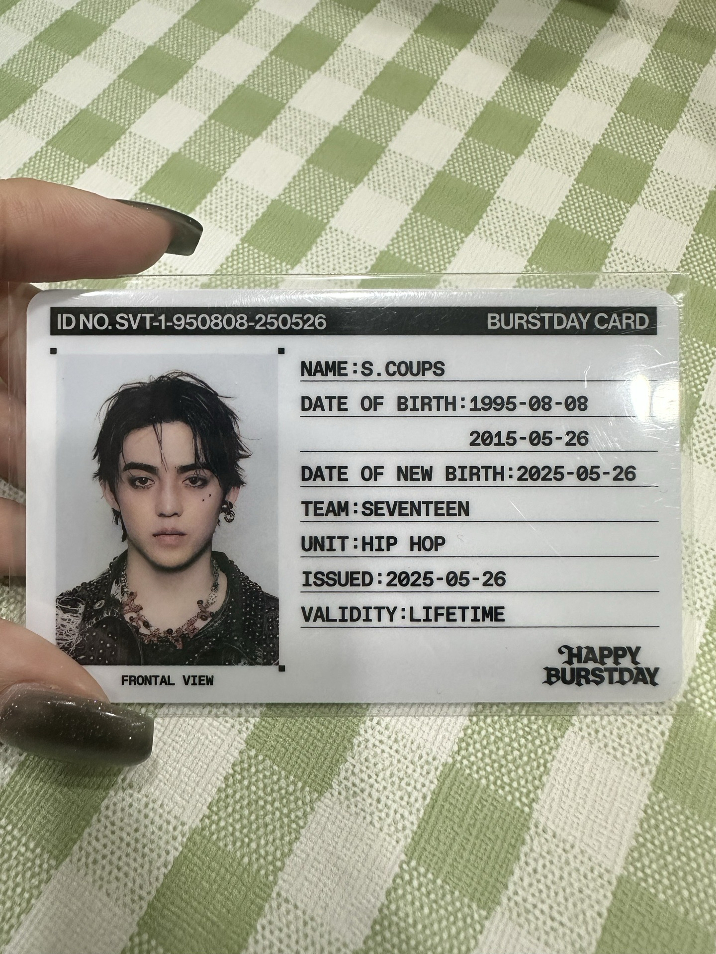 正規五 喆ID卡（小盤）