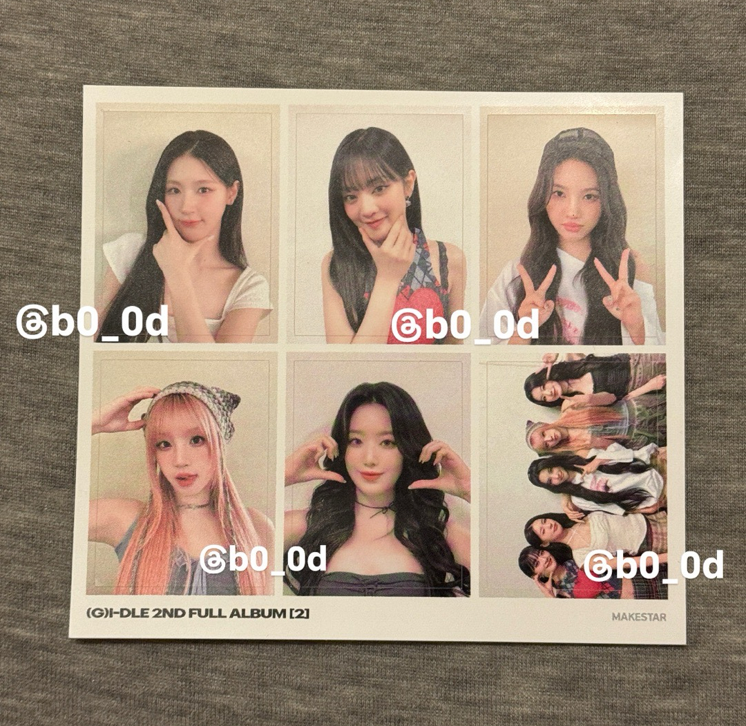 【全球僅75】i-dle 正規二輯《2》MS 14.0 中簽貼紙