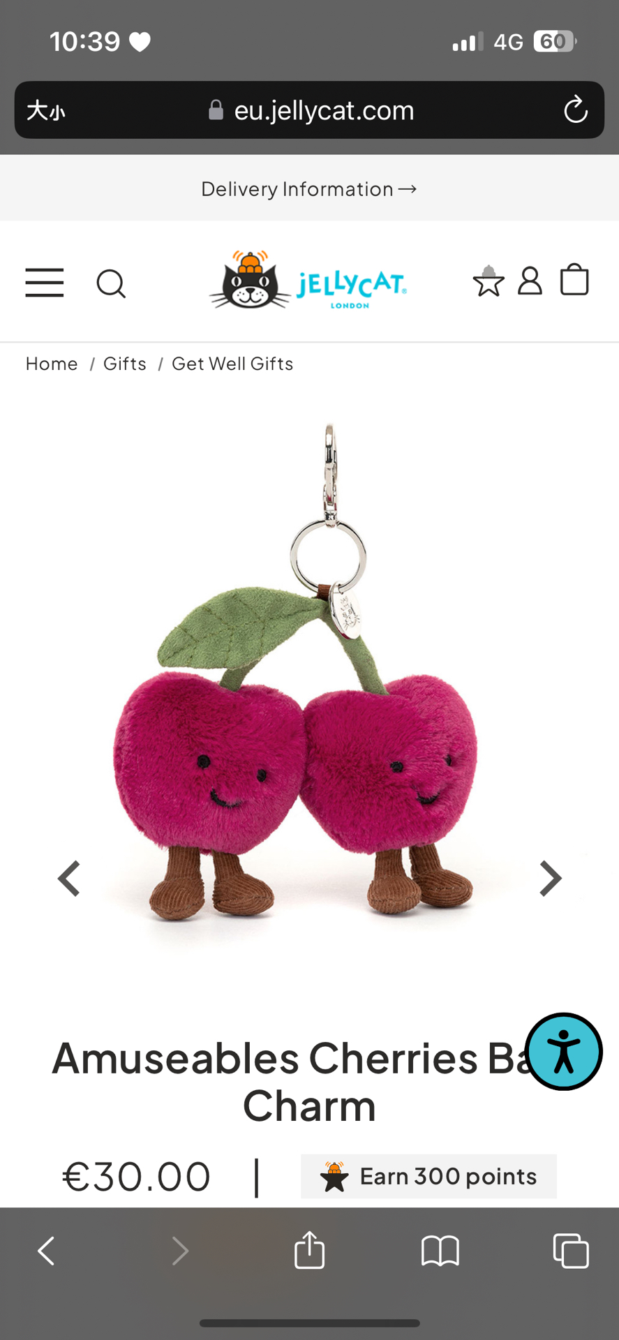 🤍現貨1 櫻桃吊飾