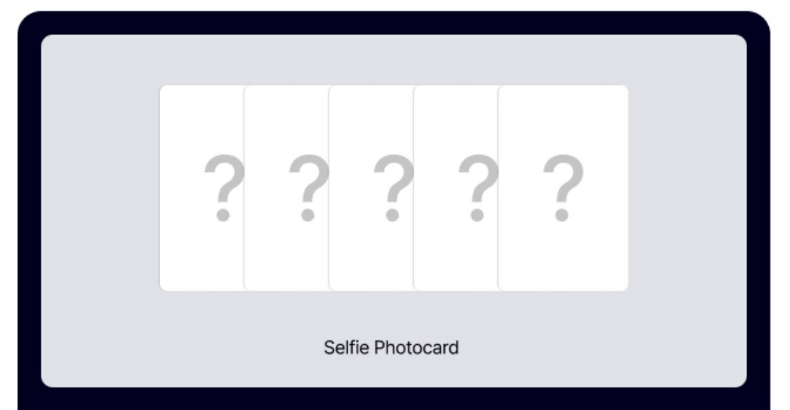 正規二 wvs預售特典卡+視簽卡=2張自拍卡（可選成員）