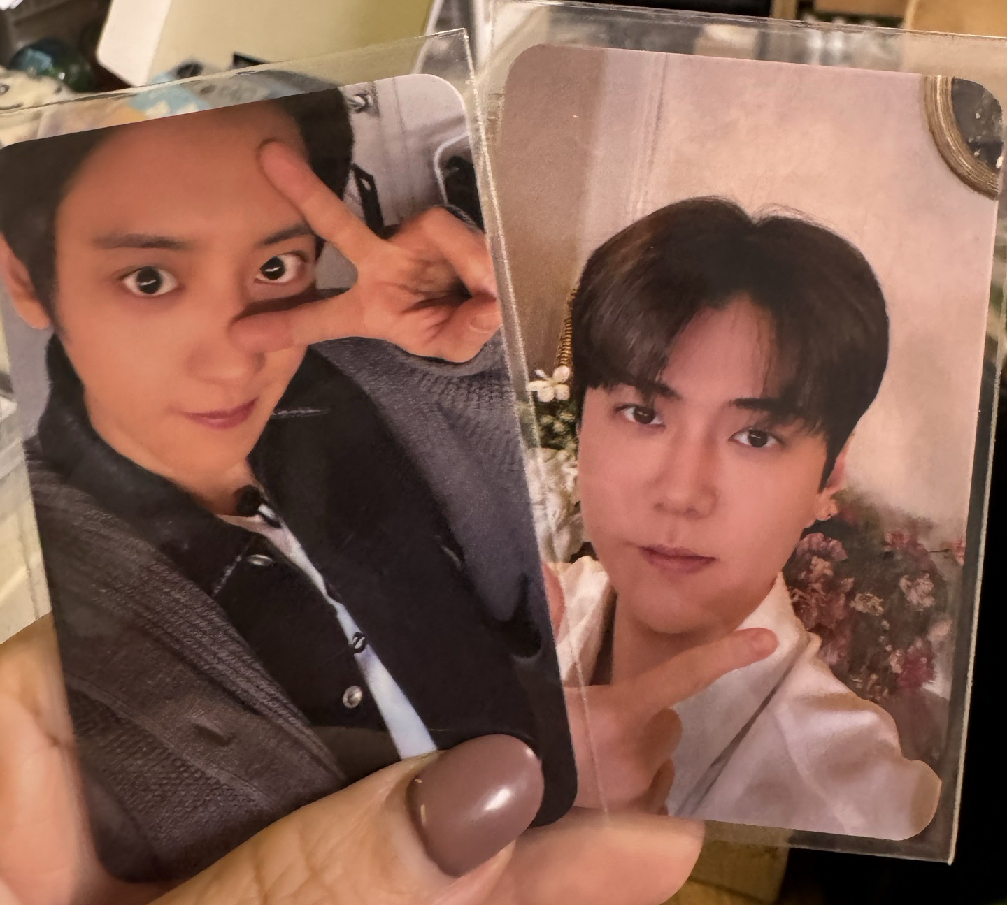 EXO 正八 深圳簽售卡 小芒SC雙人套裝