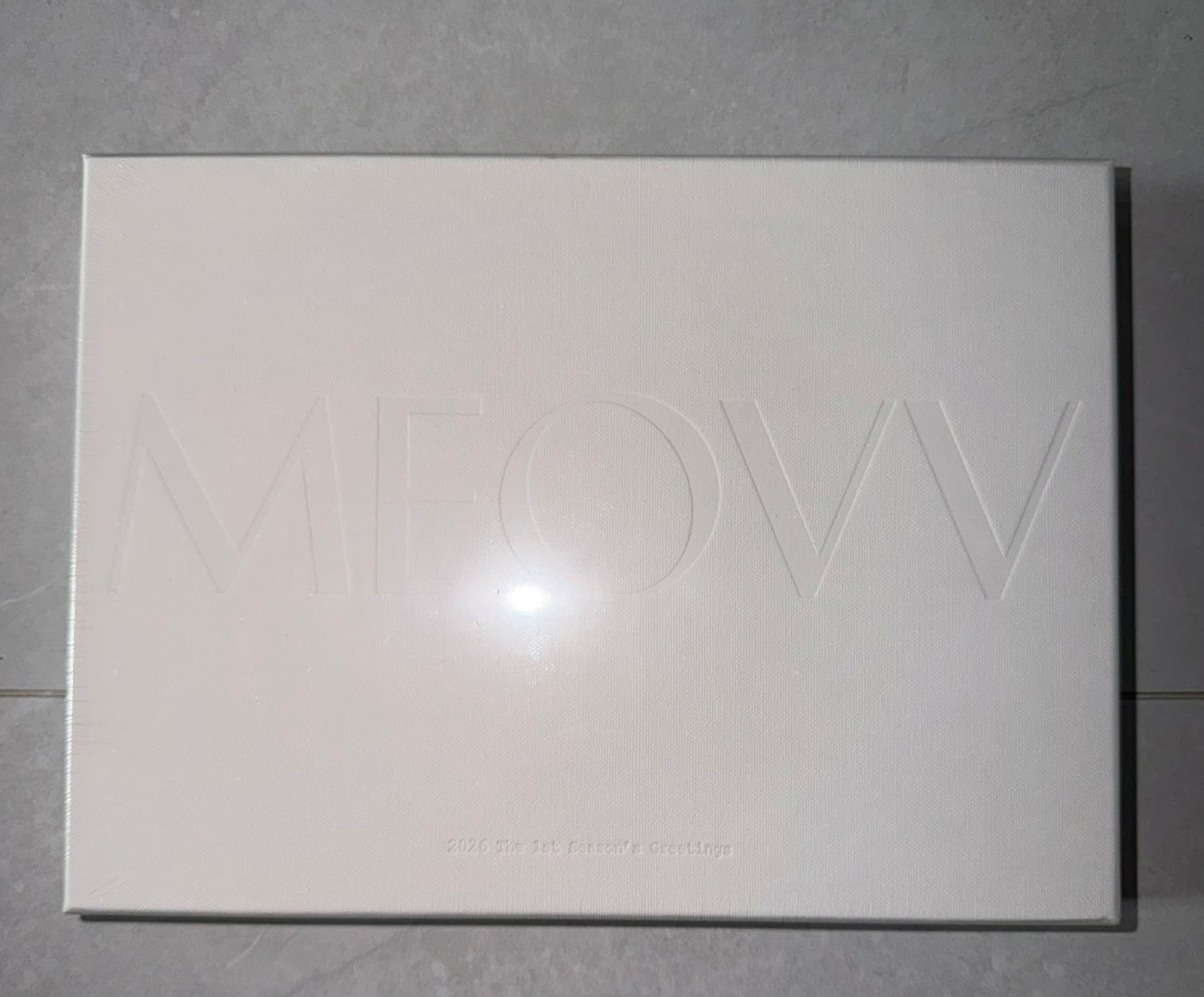 meovv 2026年曆未拆