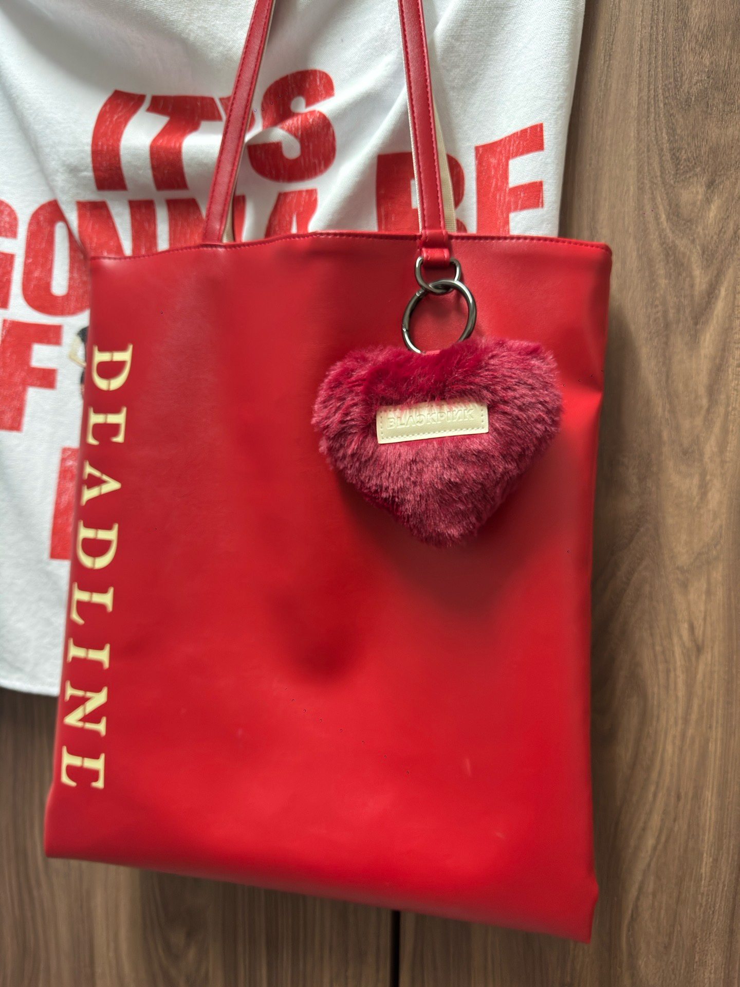 BLACKPINK紅色托特包(日本快閃限定)