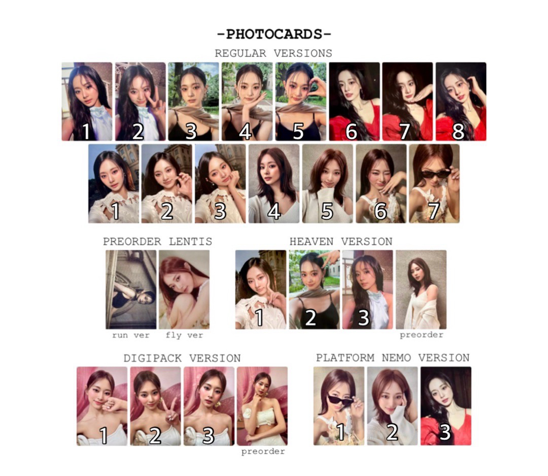 子瑜 Solo專輯小卡