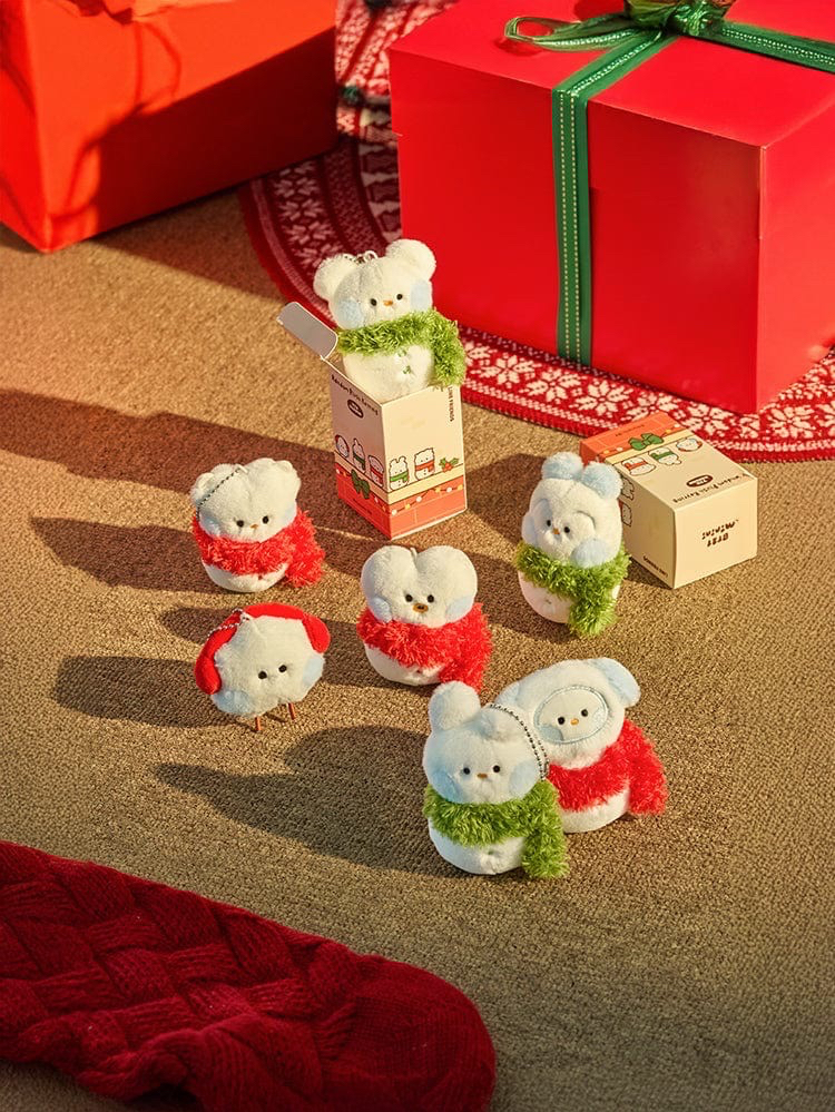 BT21 雪人毛絨鑰匙圈 聖誕限定