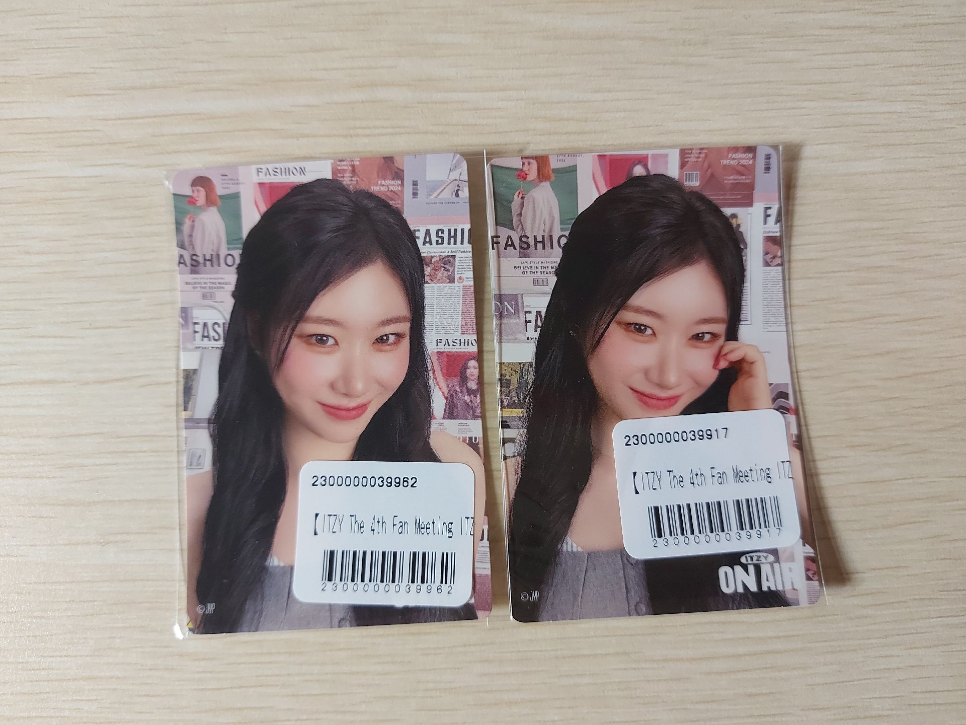 ITZY 彩領 一番賞貼紙