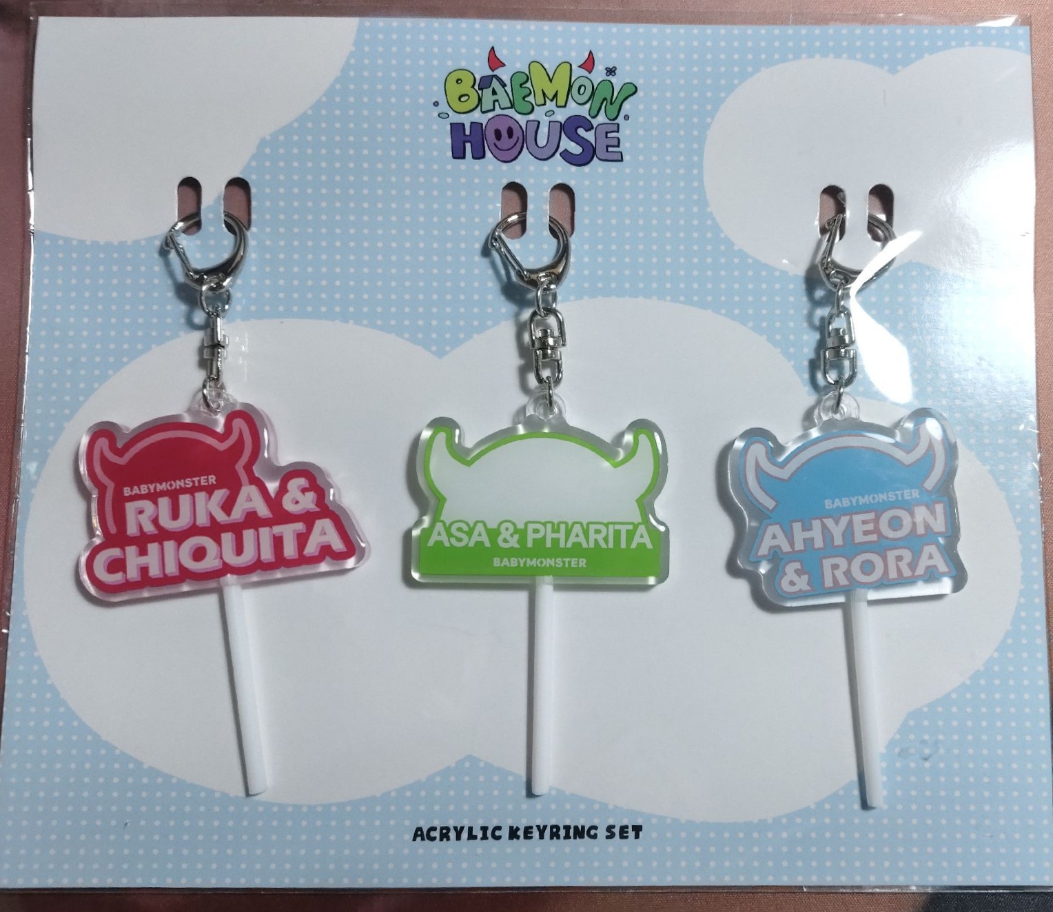 BAEMON HOUSE 鑰匙圈吊飾 鑰匙圈組合