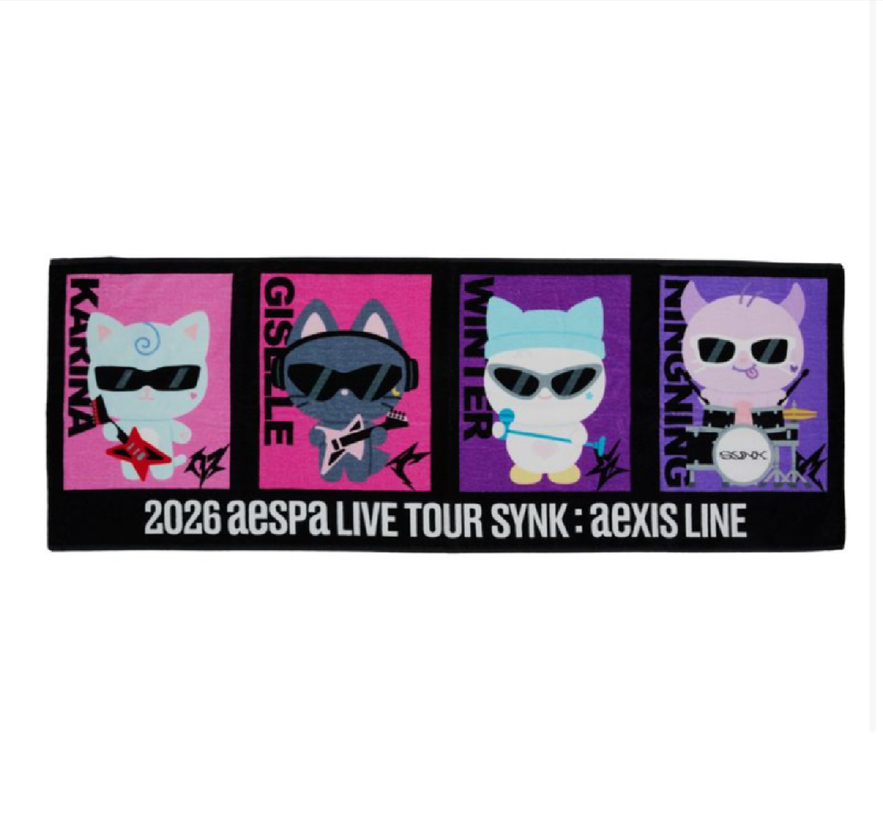 aespa日場週毛巾手幅