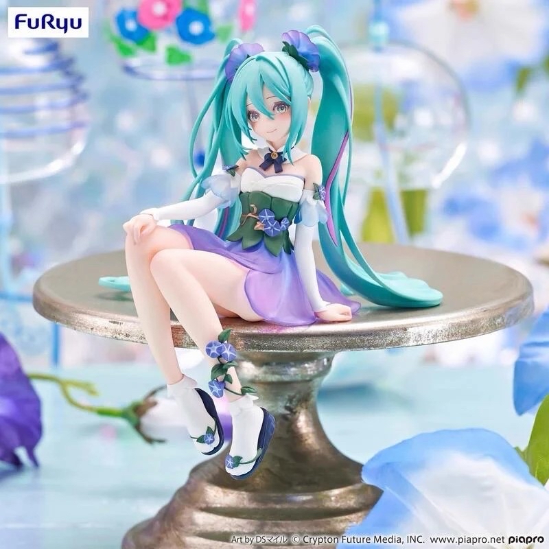 初音未來 泡麵蓋公仔 Flower Fairy 朝顏