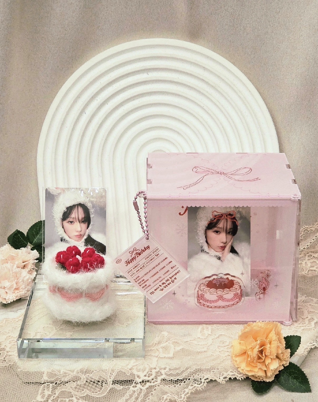 生日冬蛋糕+鑰匙圈