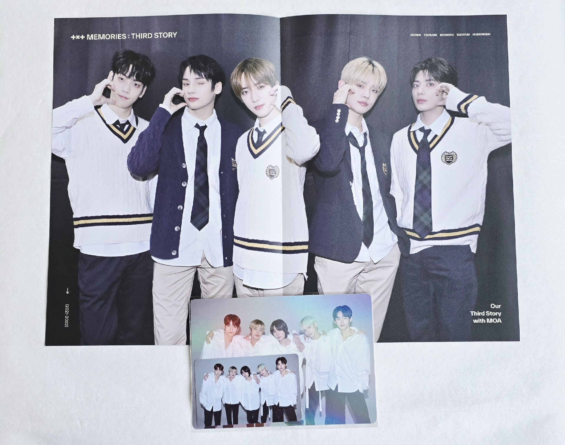 TXT 23DVD回憶錄 配置如圖