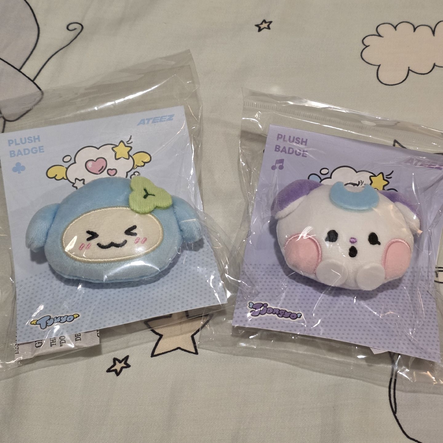 ATEEZ▪︎現貨 鍾浩 MIGHTEEZ 大頭絨毛徽章