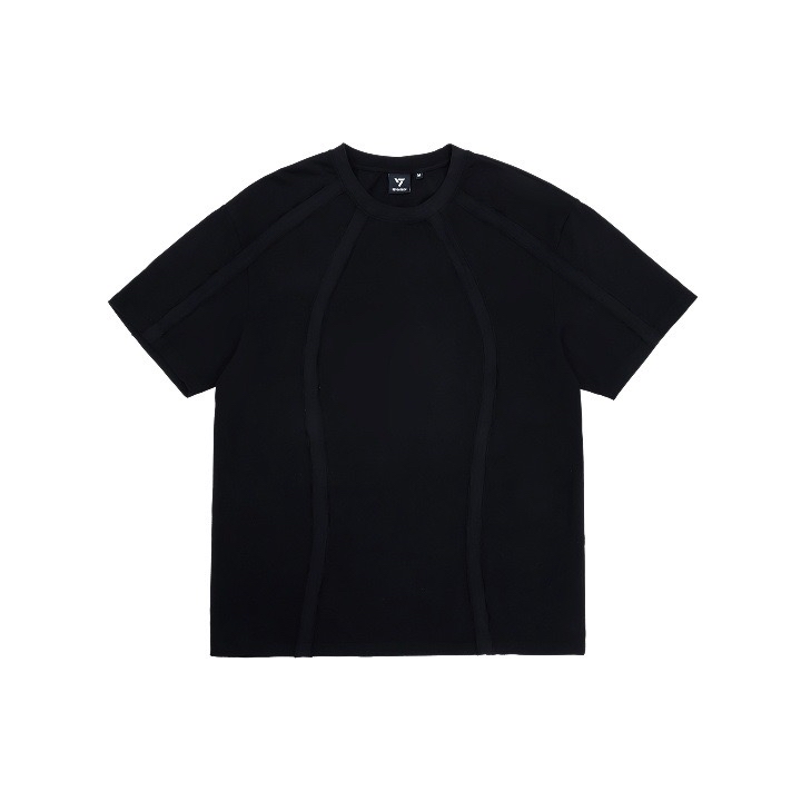 T-SHIRT 黑(條紋) (請備註尺寸)