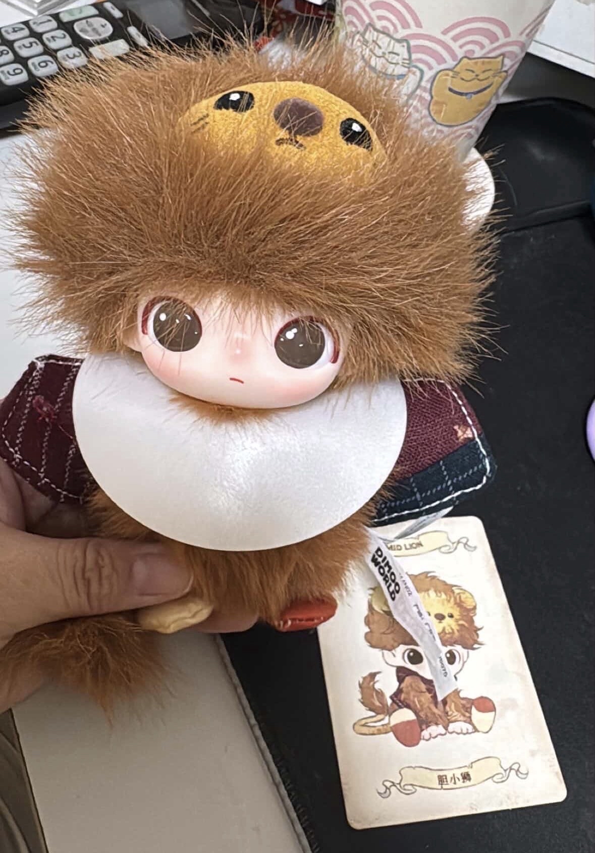 芭蕾熊耳機包+糖膠膽小獅