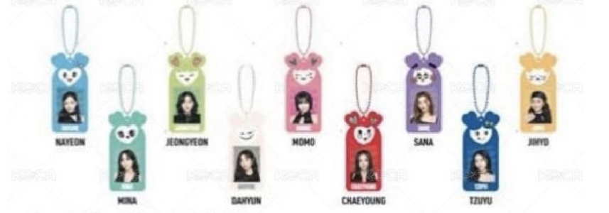 TWICE 六巡滑蓋鑰匙圈