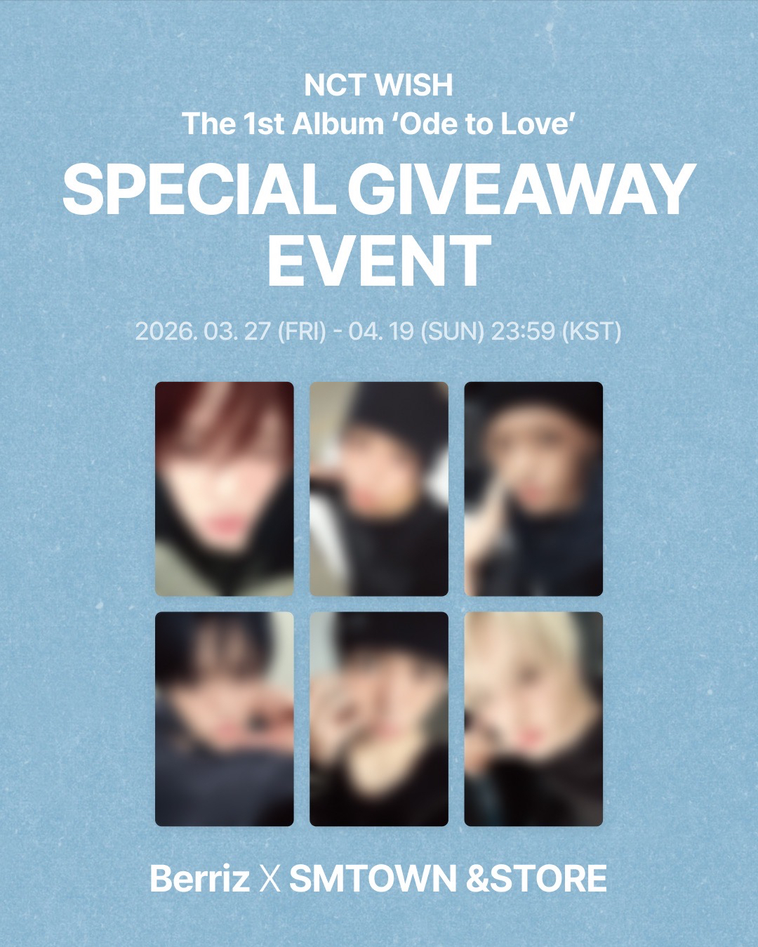 NCT WISH 正規一輯 栽禧 預售特典卡 (AM/WM/K4/Berriz)