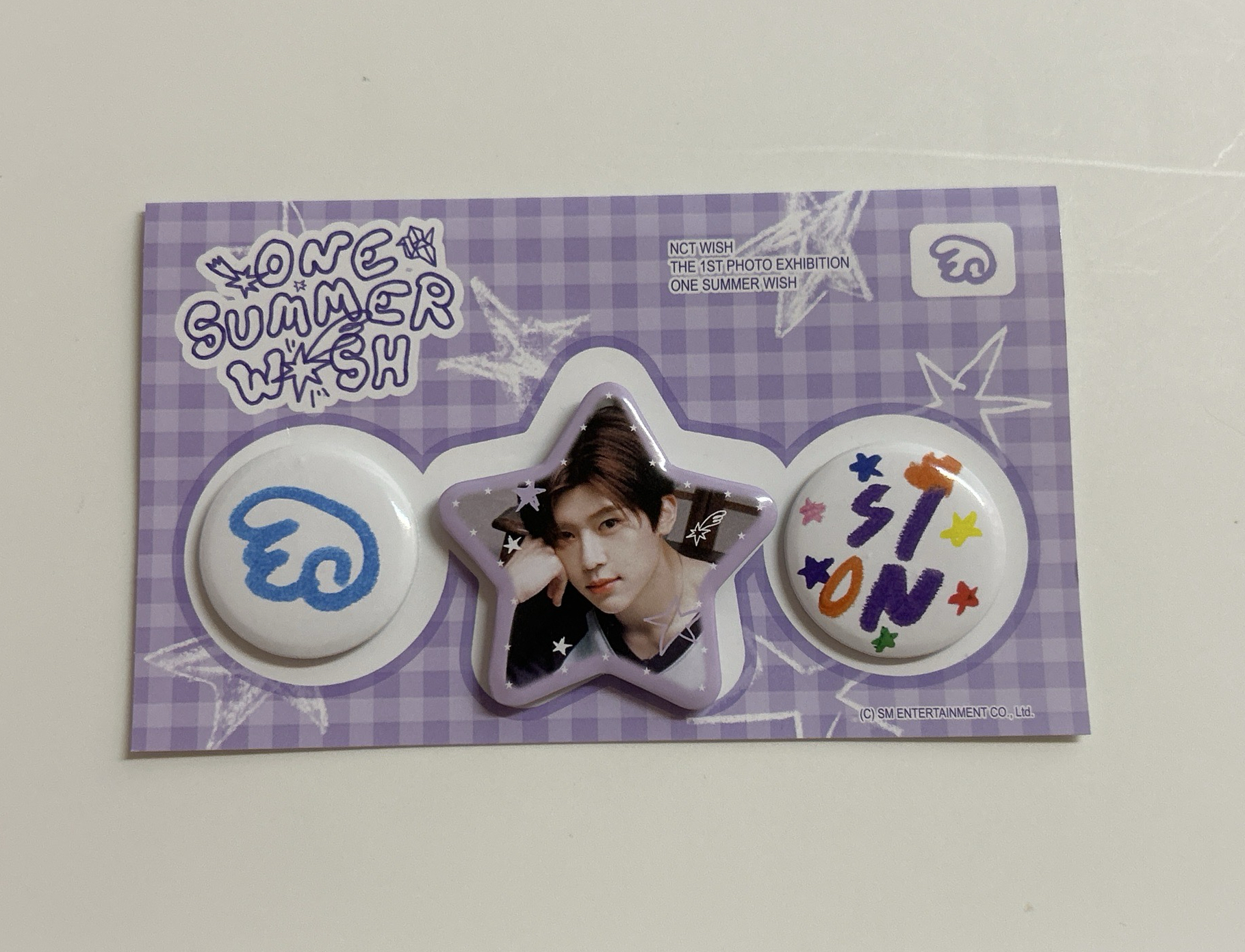 nctwish sion夏日攝影展徽章