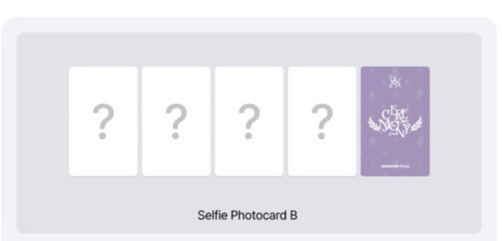 QWER 單封一套wvs特典