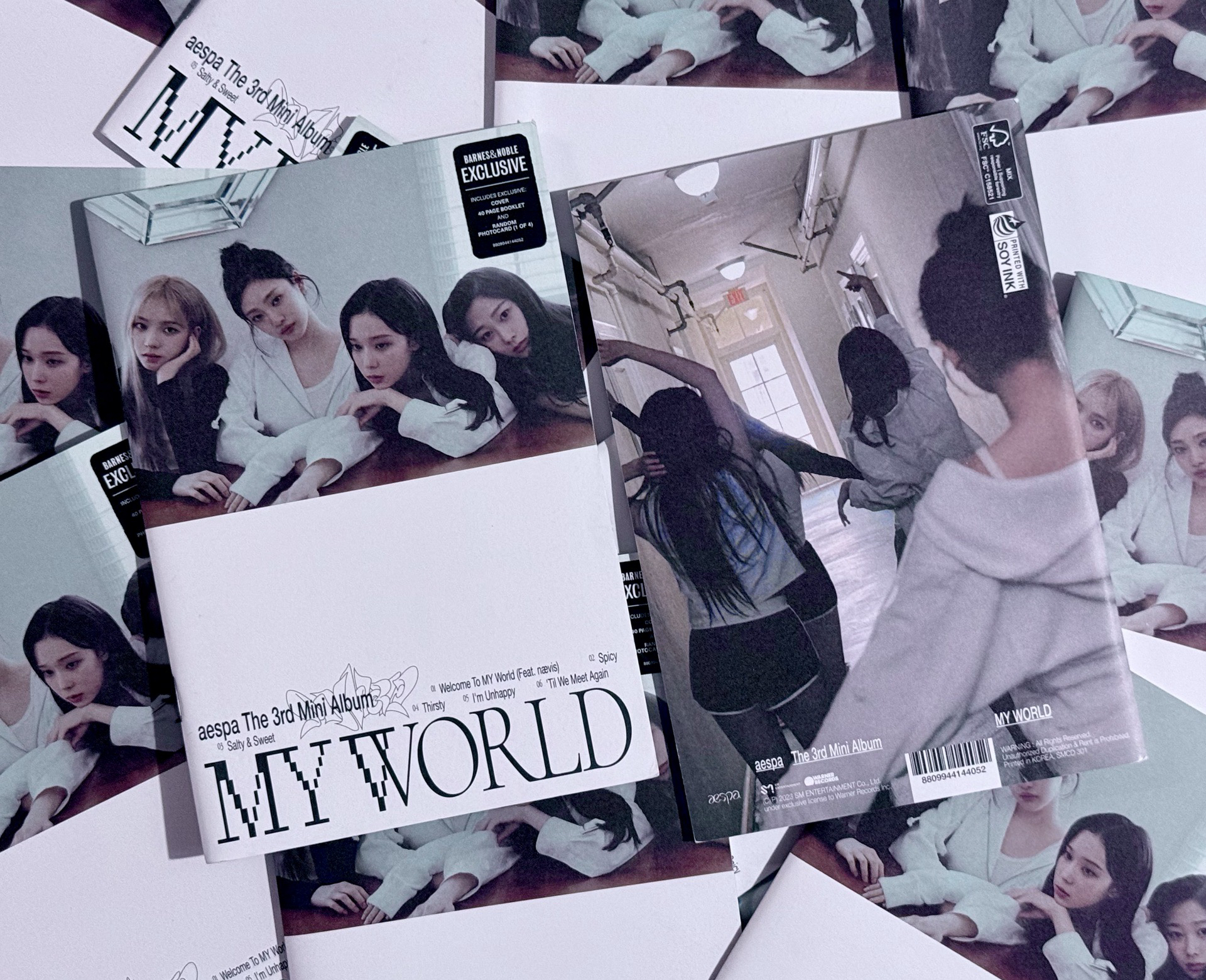aespa MY WORLD BN版美網空專