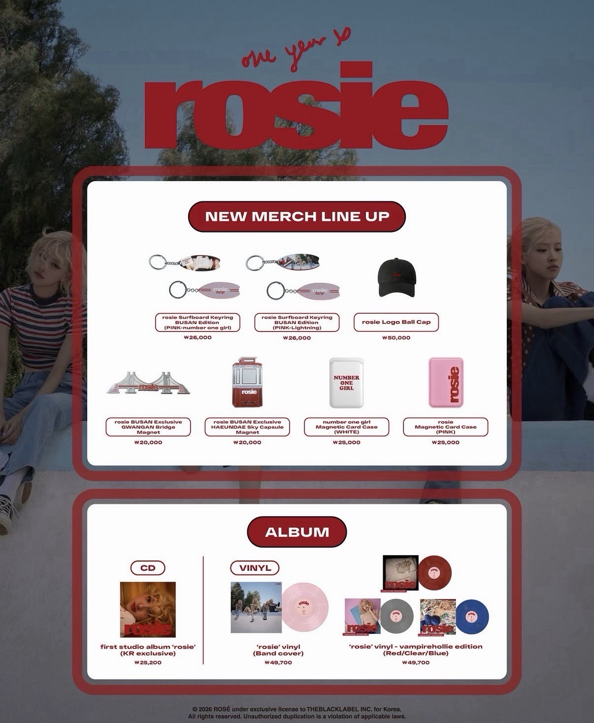 BLACKPINK ROSÉ 釜山快閃 代購