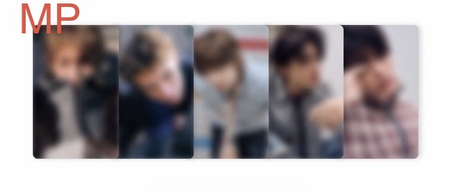 MP預售特典卡 訓鎬