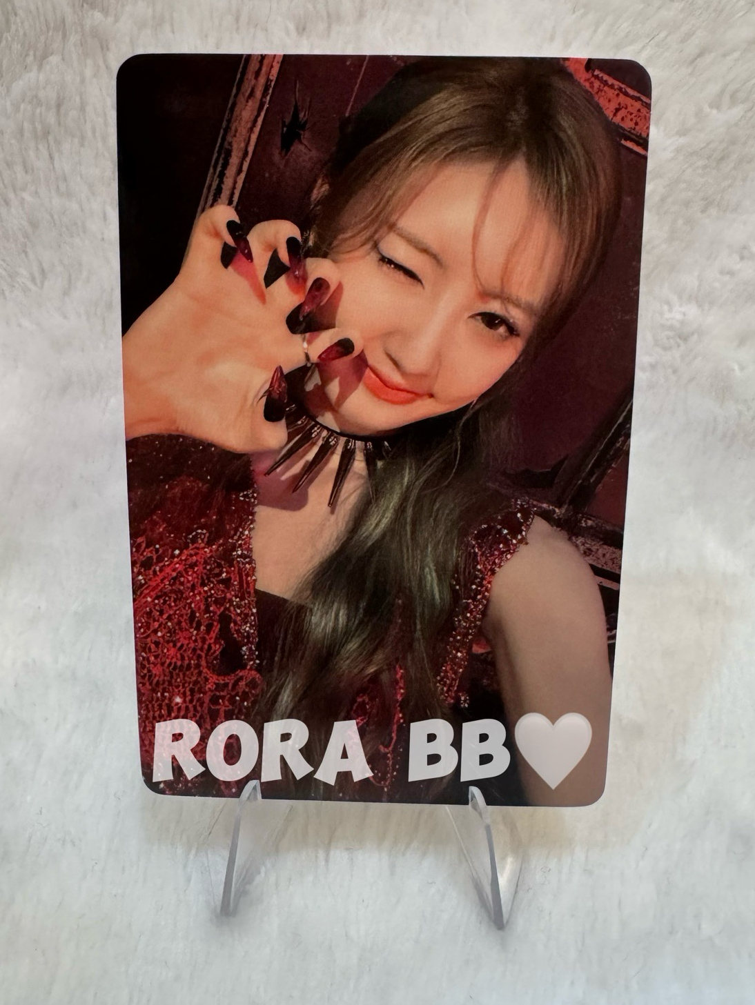 競標 🩵BABYMONSTER RAMI 京東1.0特典 中背