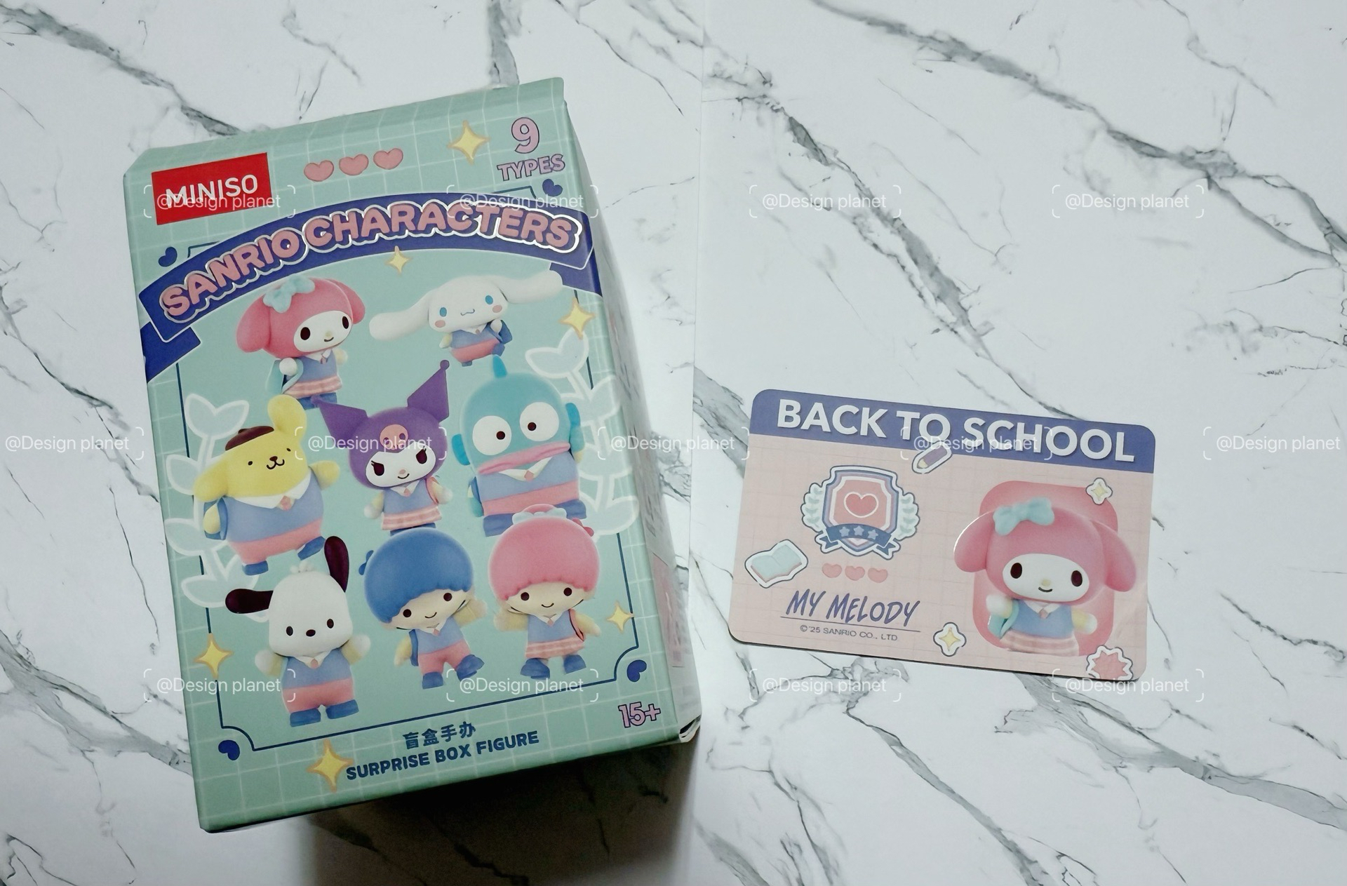 三麗鷗重返校園系列盲盒公仔