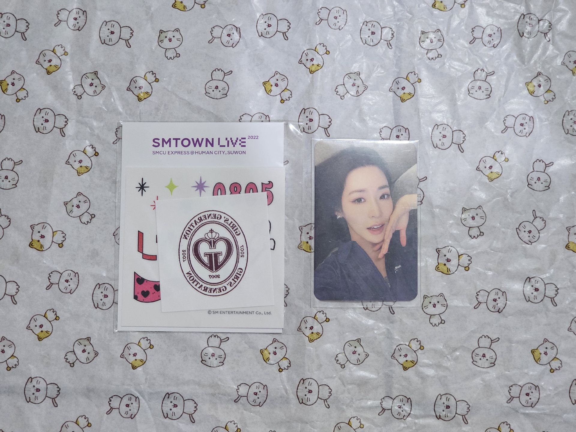 2022 SMCU Tiffany紋身貼紙卡