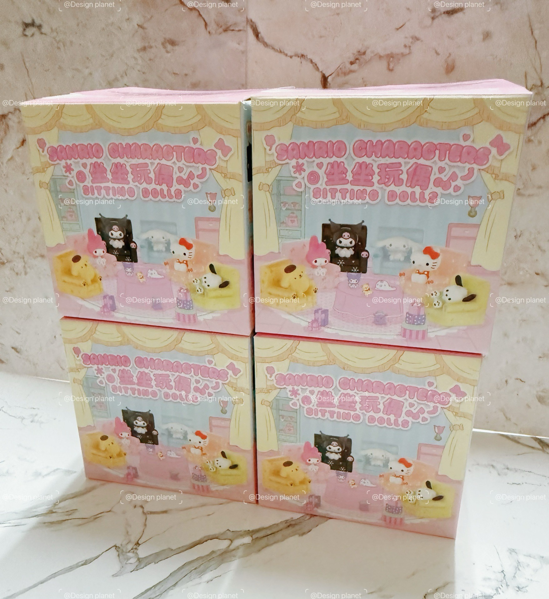 三麗鷗坐坐玩偶系列盲盒公仔