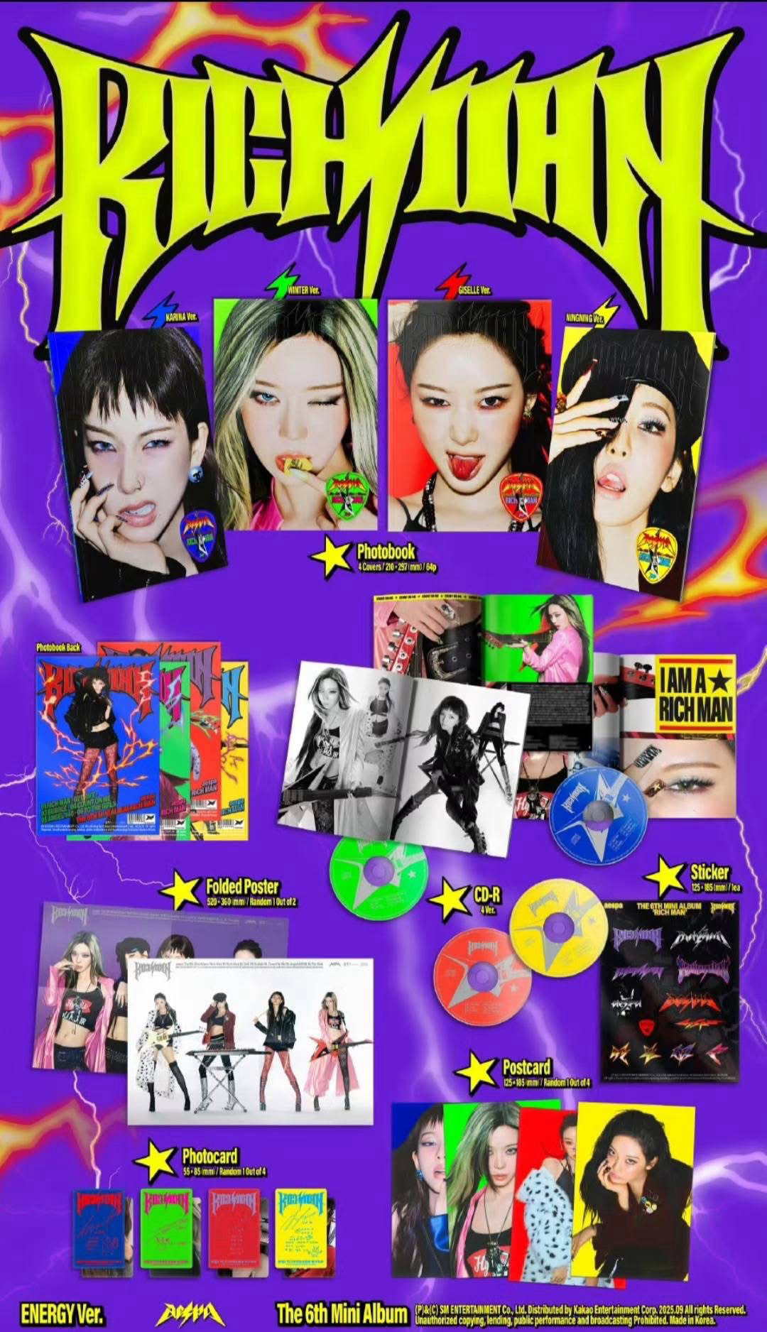  ﾟ𖤐.⋆﻿Rich man energy版 未拆專 ⋆.˚⊹⁺