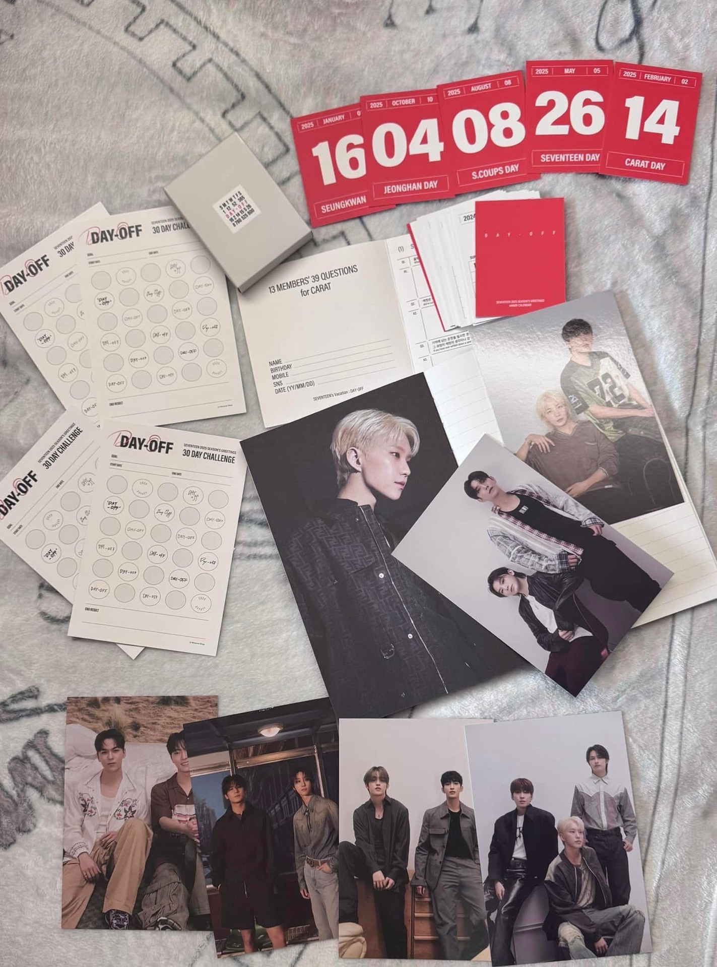 SEVENTEEN 年曆
