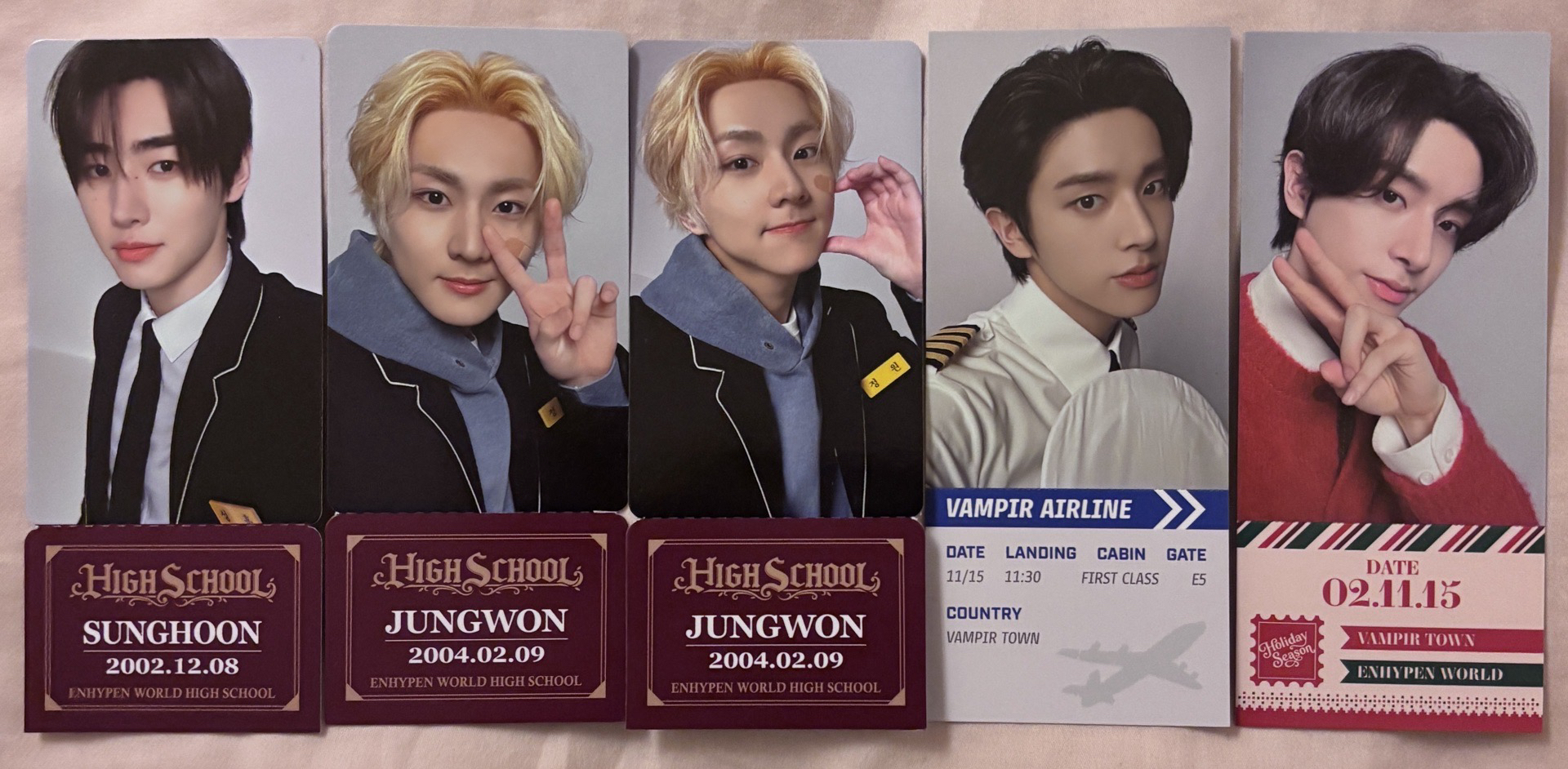 Enhypen world隨機票卡