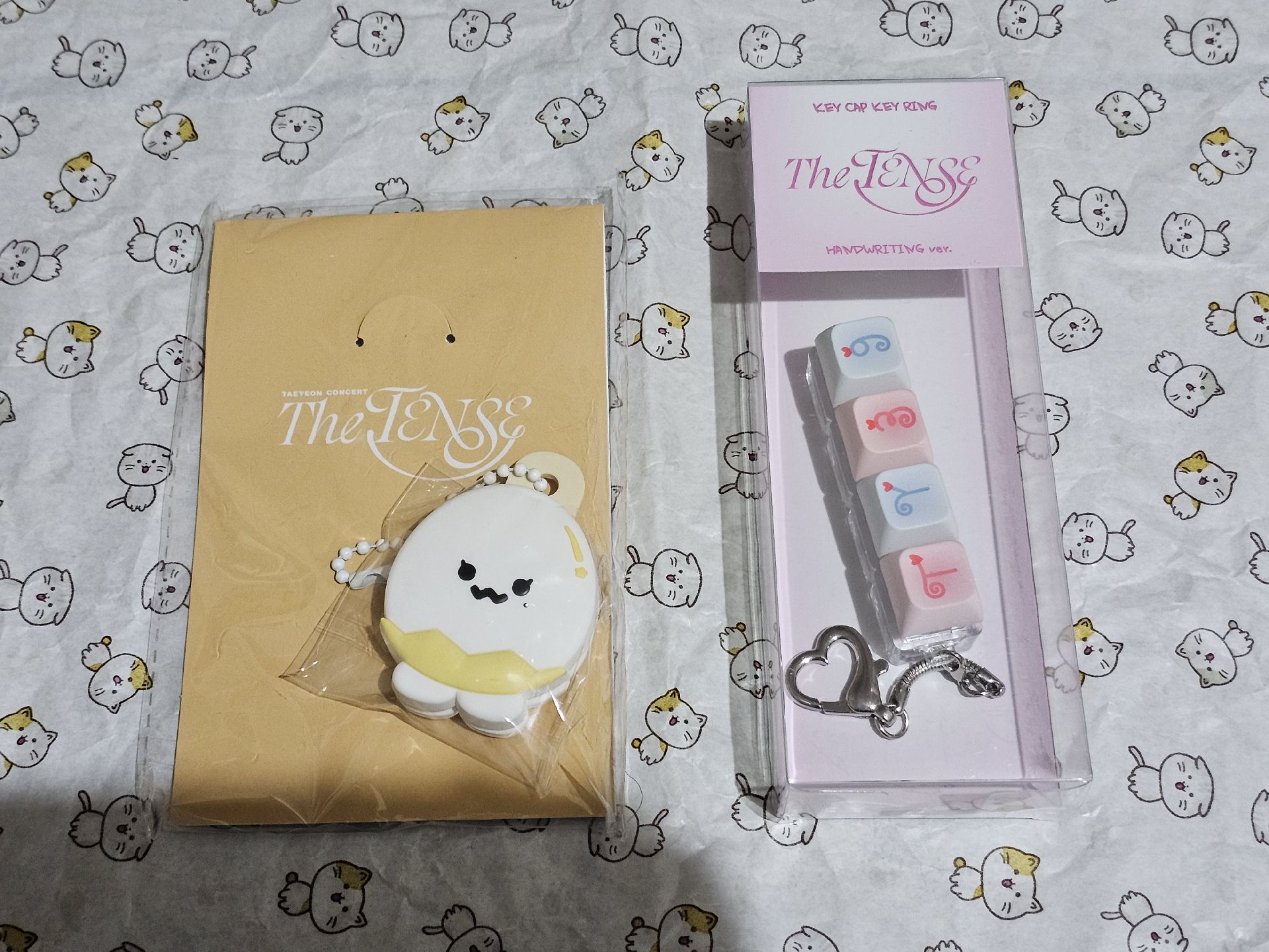 The TENSE 日場 太蛋吊飾、鍵帽 鑰匙圈吊飾 手寫版