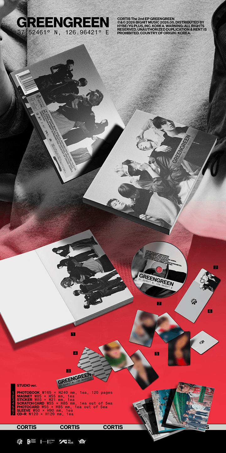 預購！CORTIS｜迷你二輯 [GREENGREEN]｜未拆專輯