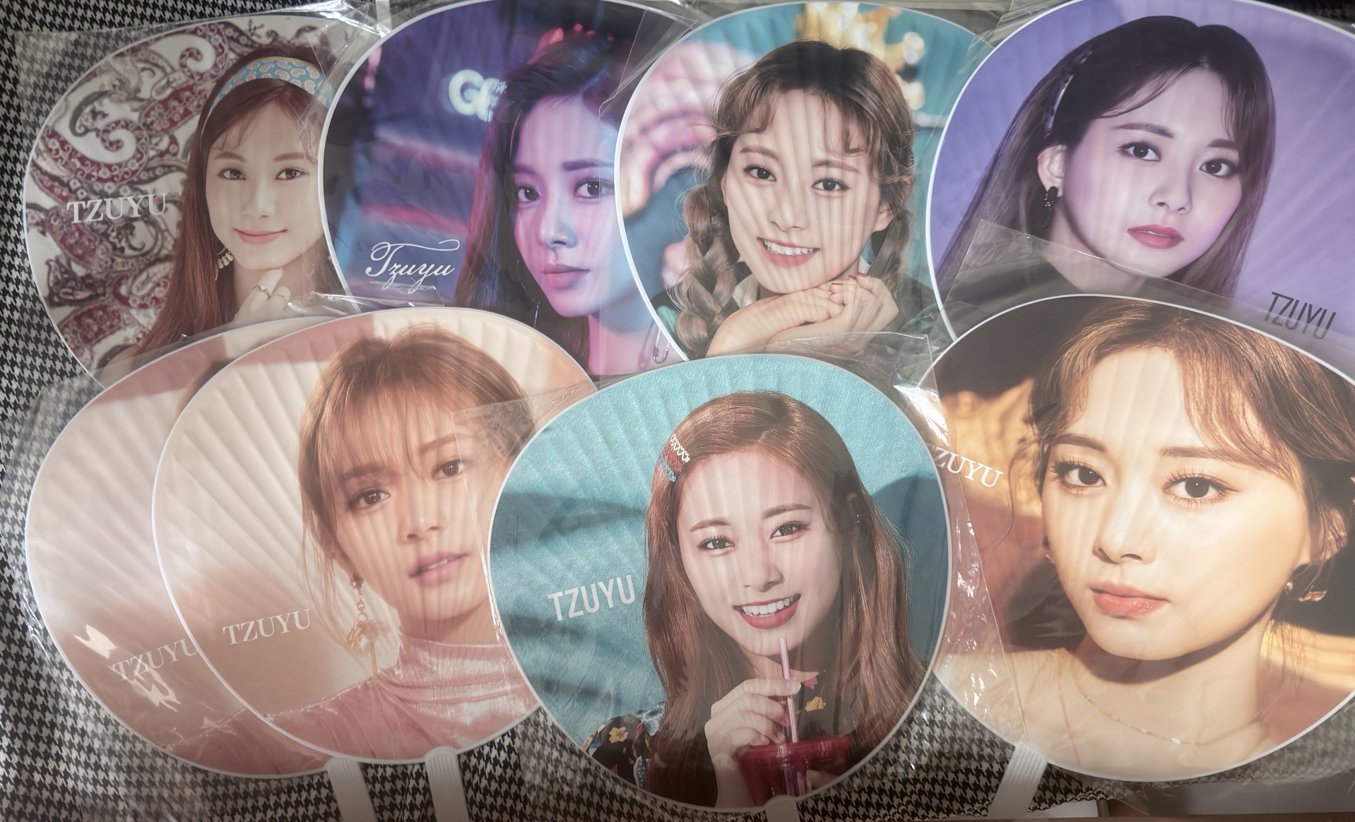 （現貨整圖8支不拆出）twice 子瑜 日巡 大扇 扇子盤