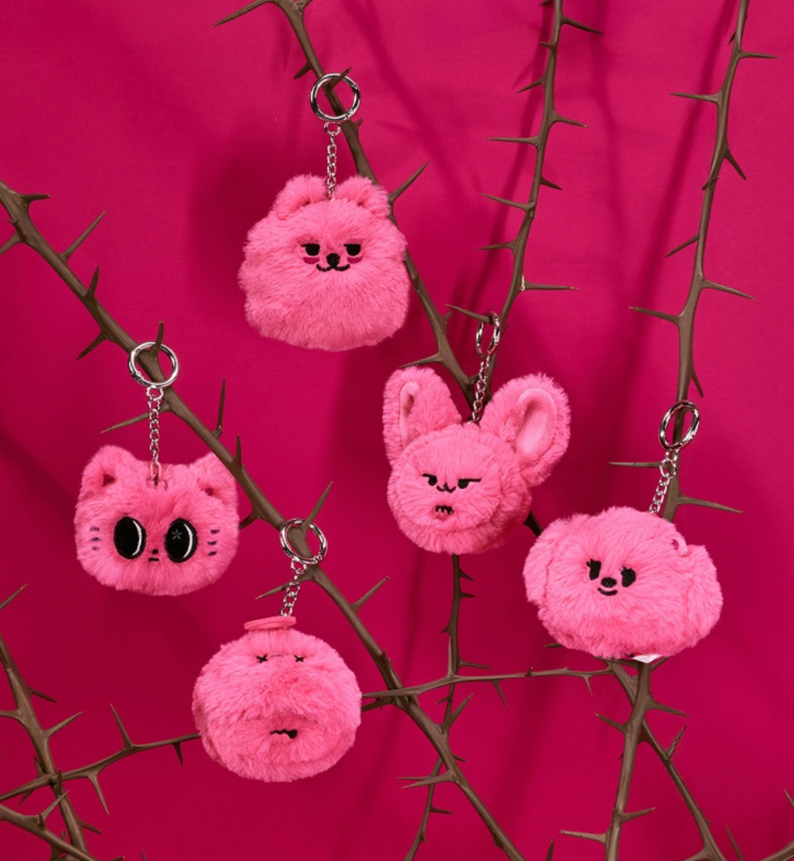 TXT 迷八大頭吊飾 火龍果娃